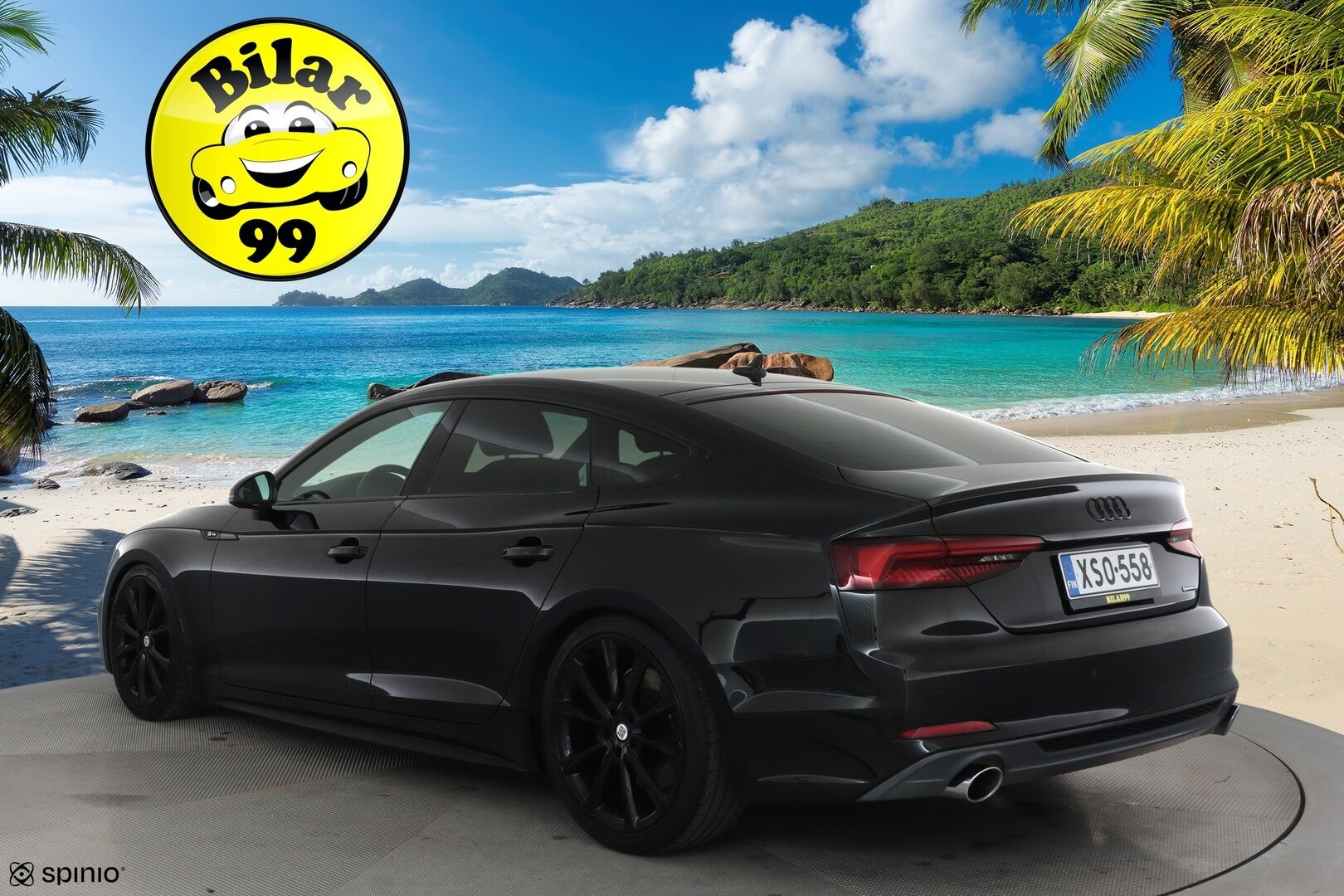 Audi A5 2018 Sportback 2,0 TFSI 185 kW quattro S tronic S-line **Webasto / Koukku / Adapt.Vakkari / LED / P.Tutkat / Sporttipenkit** - 3,99 % KORKOTARJOUS TÄHÄN AUTOON - Kahdet Renkaat