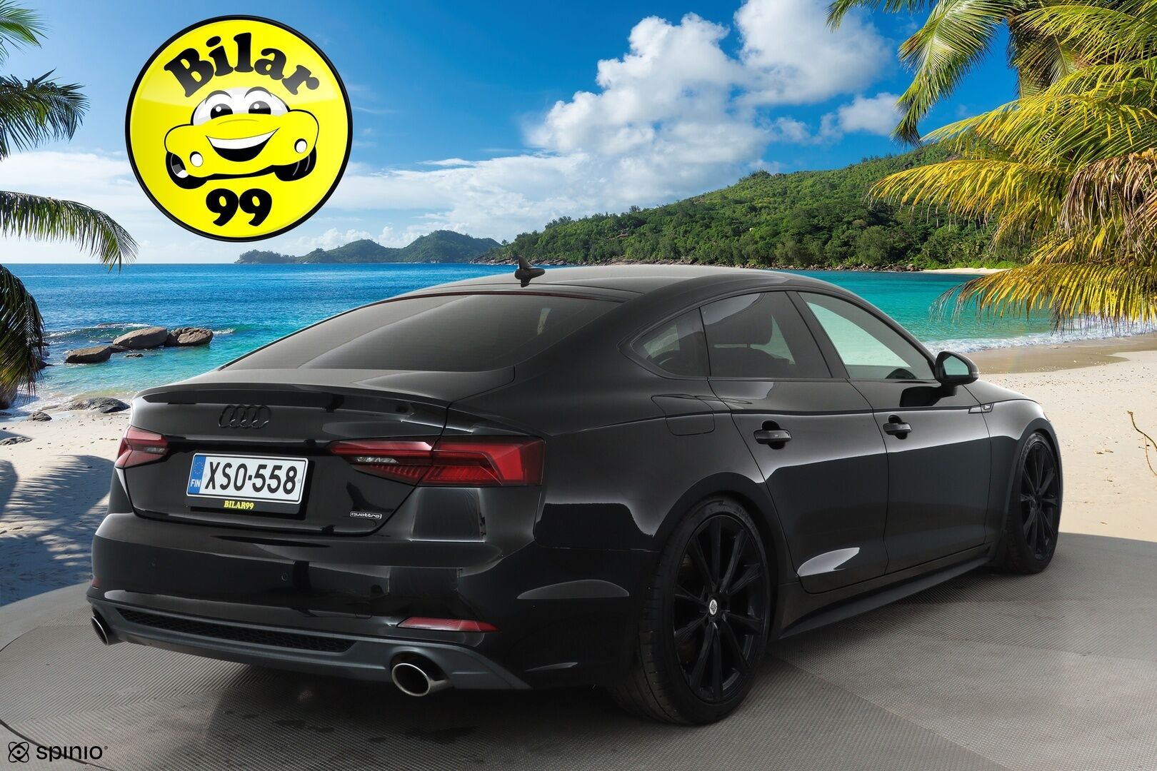 Audi A5 2018 Sportback 2,0 TFSI 185 kW quattro S tronic S-line **Webasto / Koukku / Adapt.Vakkari / LED / P.Tutkat / Sporttipenkit** - 3,99 % KORKOTARJOUS TÄHÄN AUTOON - Kahdet Renkaat