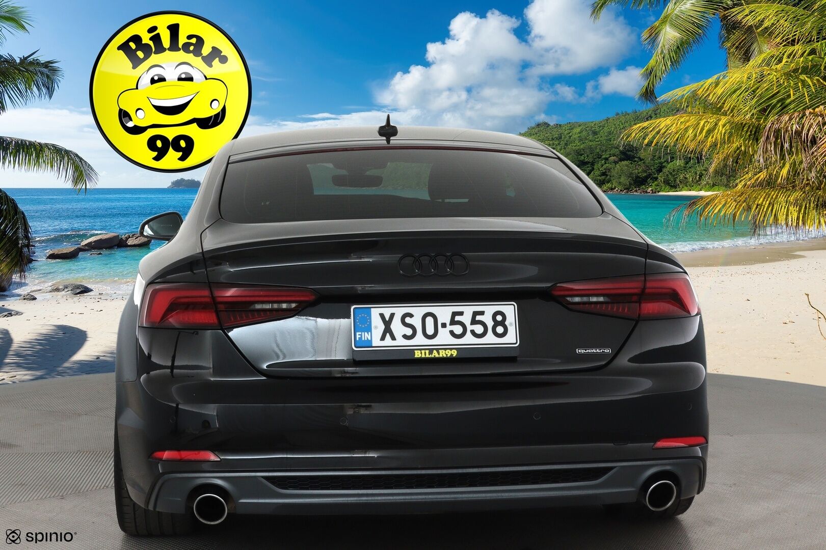 Audi A5 2018 Sportback 2,0 TFSI 185 kW quattro S tronic S-line **Webasto / Koukku / Adapt.Vakkari / LED / P.Tutkat / Sporttipenkit** - 3,99 % KORKOTARJOUS TÄHÄN AUTOON - Kahdet Renkaat