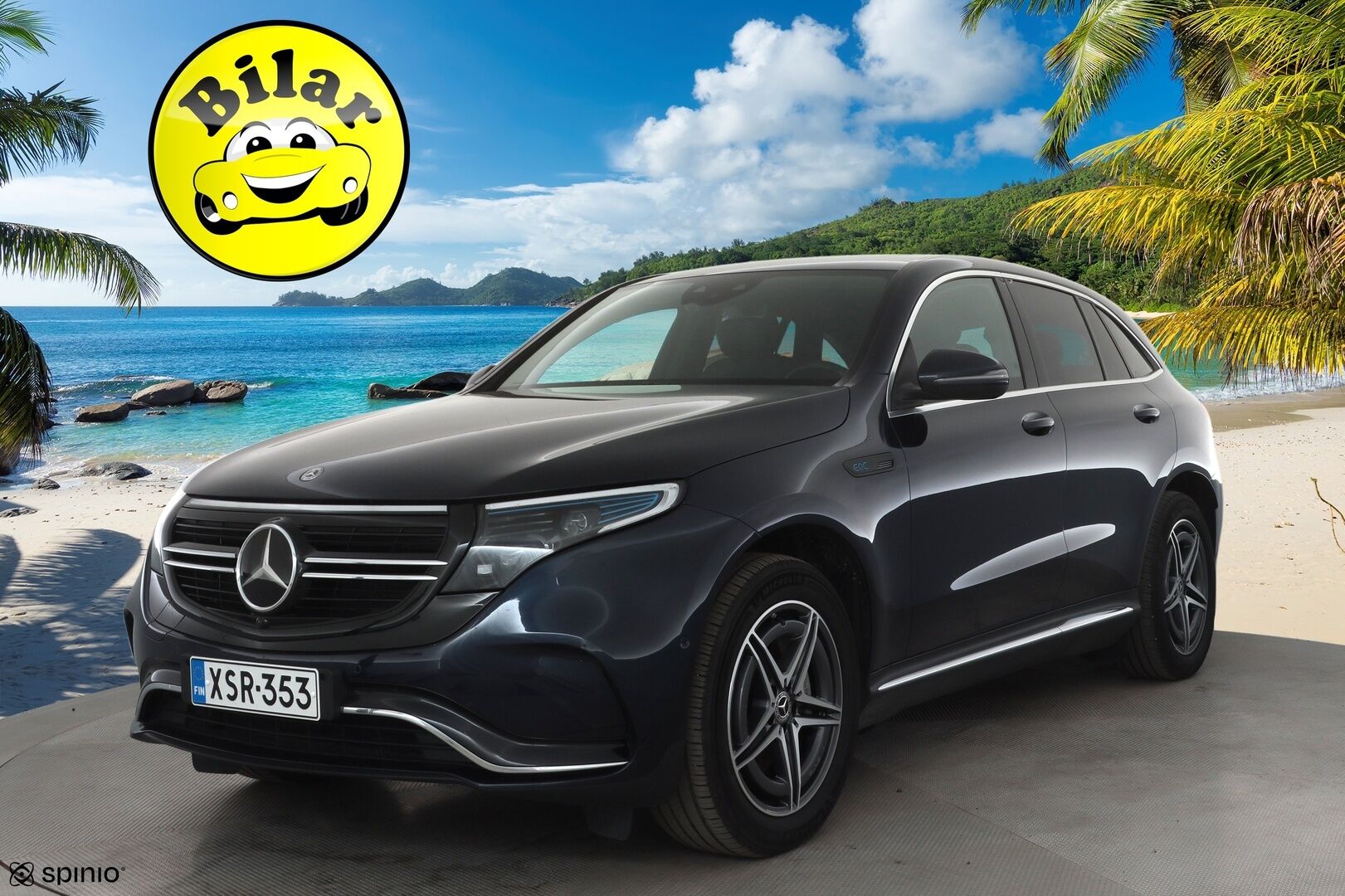 Mercedes-Benz EQC 2020 400 4Matic Edition AMG - | Distronic | Lisälämmitin | Koukku | Burmester | HUD | Osasähköt  Widescreen | LED | Lasikattoluukku | Ilmastoidut&Hierovat Sporttinahat | P.Kamera | Kahdet Renkaat |