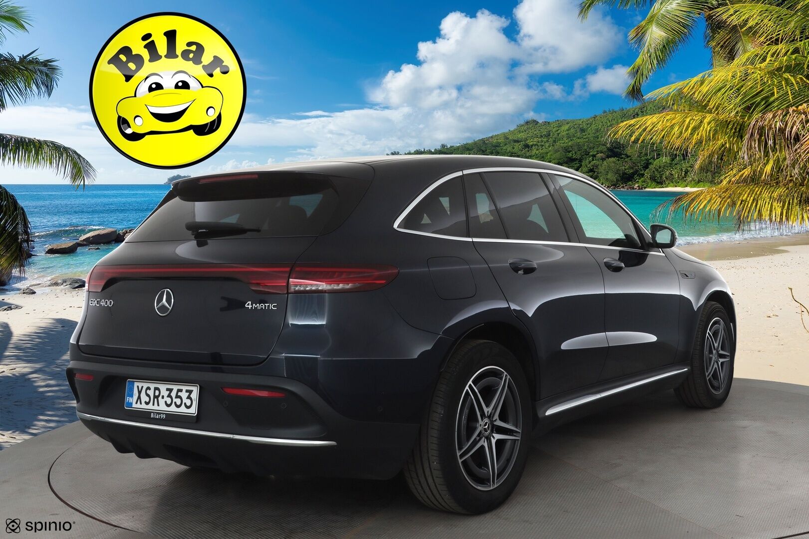 Mercedes-Benz EQC 2020 400 4Matic Edition AMG - | Distronic | Lisälämmitin | Koukku | Burmester | HUD | Osasähköt  Widescreen | LED | Lasikattoluukku | Ilmastoidut&Hierovat Sporttinahat | P.Kamera | Kahdet Renkaat |