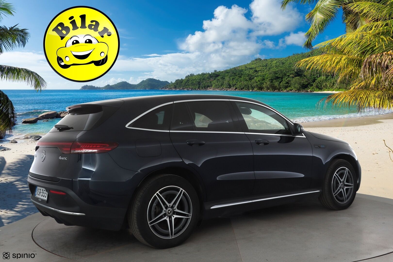 Mercedes-Benz EQC 2020 400 4Matic Edition AMG - | Distronic | Lisälämmitin | Koukku | Burmester | HUD | Osasähköt  Widescreen | LED | Lasikattoluukku | Ilmastoidut&Hierovat Sporttinahat | P.Kamera | Kahdet Renkaat |