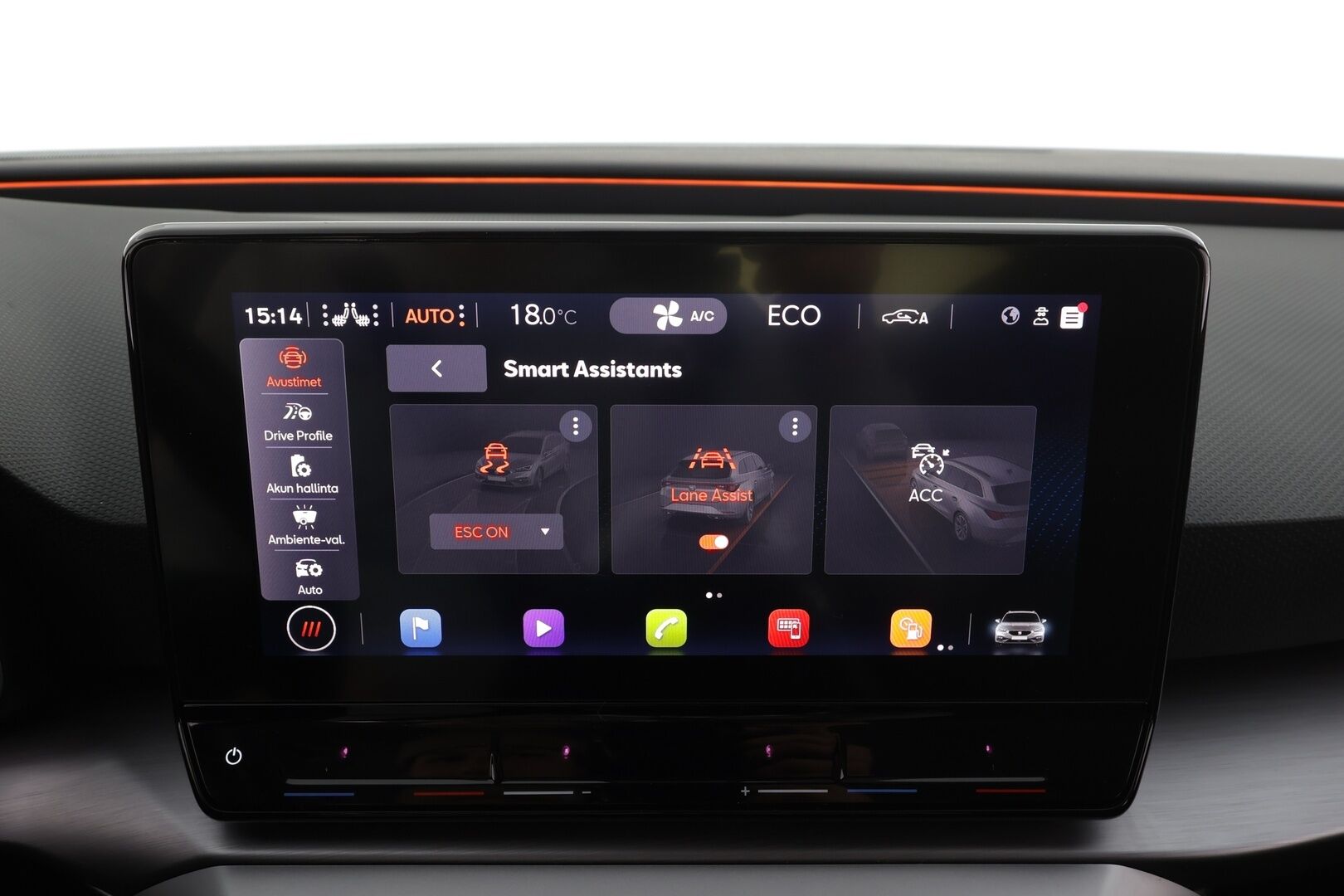 Seat Leon Sportstourer 2021 1.4 PHEV FR DSG * ACC / P.kamera / LED / Navi / KeylessGo / Sähköluukku / Puolinahat * - Kahdet renkaat aluvanteilla