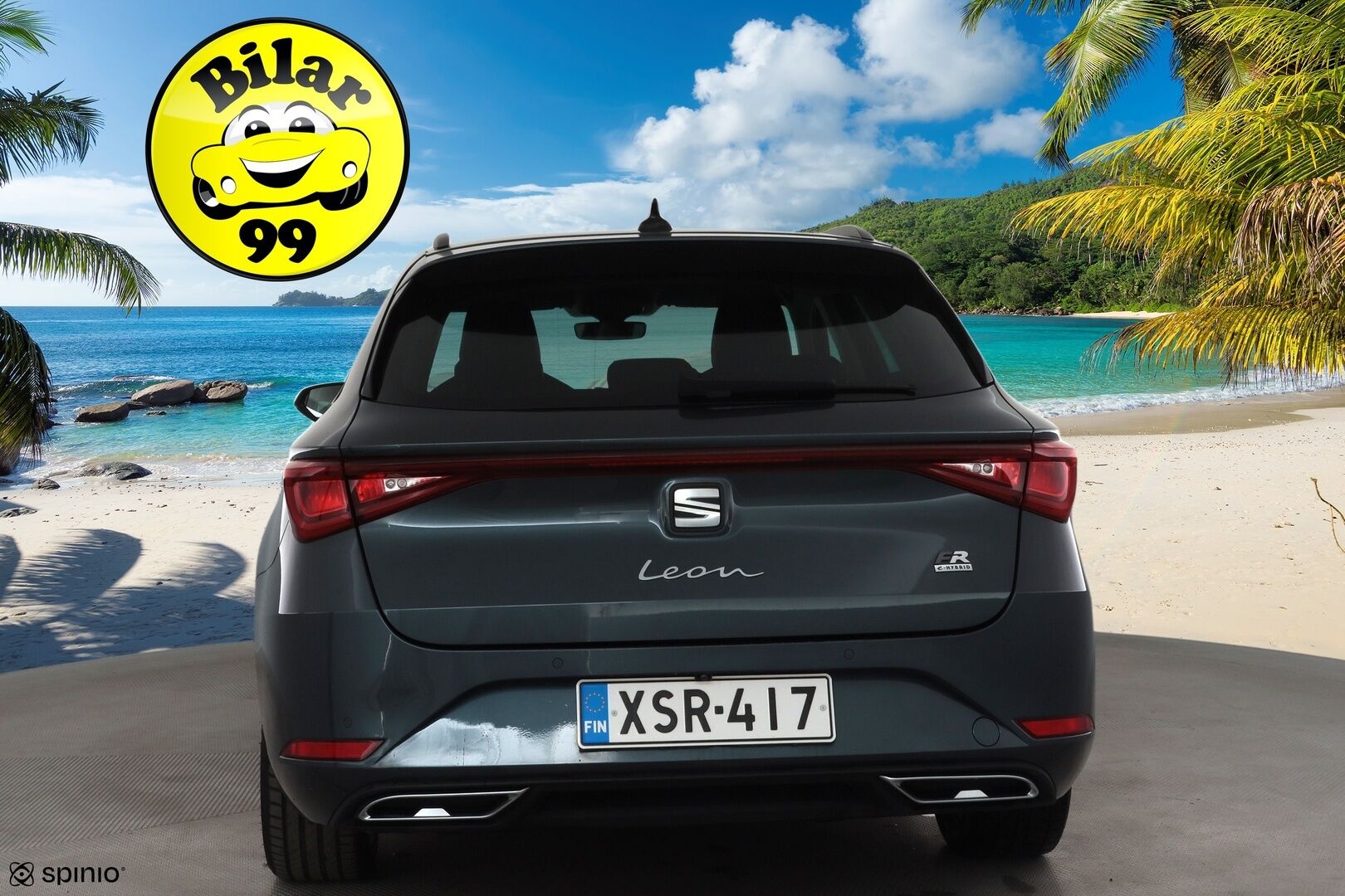 Seat Leon Sportstourer 2021 1.4 PHEV FR DSG * ACC / P.kamera / LED / Navi / KeylessGo / Sähköluukku / Puolinahat * - Kahdet renkaat aluvanteilla / Kattavat varusteet / Hyvin pidetty yksilö! - HULLUT AVAJAISHULINAT KORKOTARJOUS 3,29 %