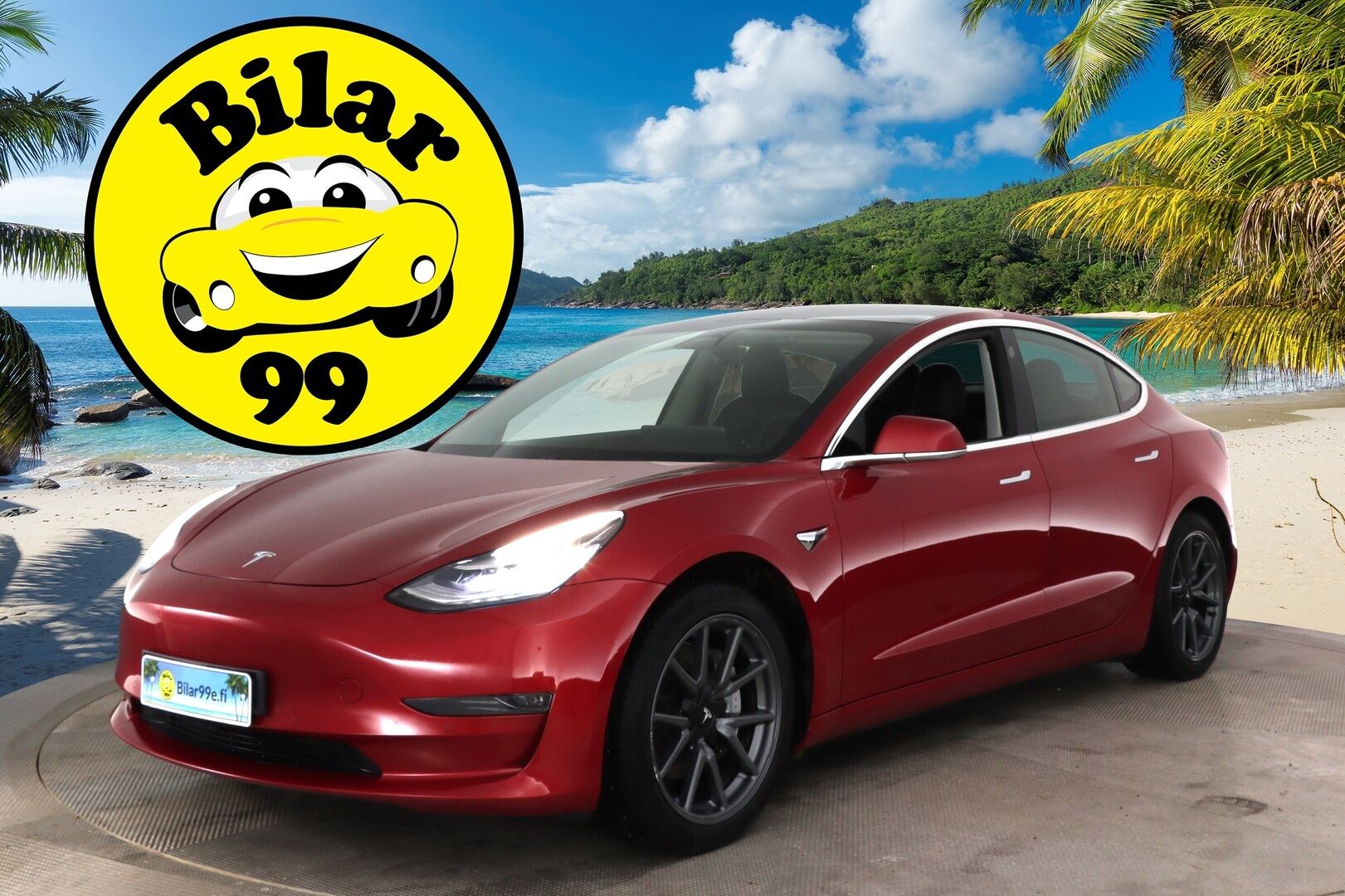 TESLA MODEL 3 2020 Long-Range Dual Motor AWD - Autopilot | Vetokoukku | Premium Audio | Lasikatto | Nahkasisusta 