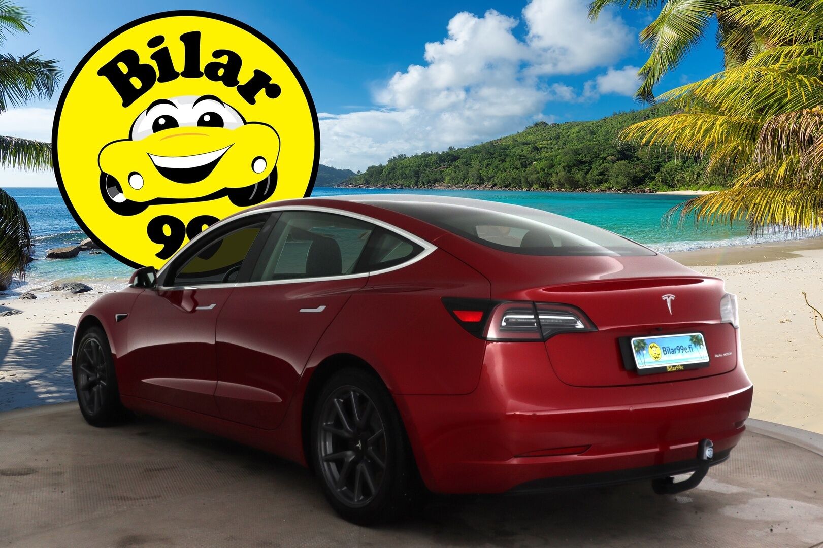 TESLA MODEL 3 2020 Long-Range Dual Motor AWD - Autopilot | Vetokoukku | Premium Audio | Lasikatto | Nahkasisusta 
