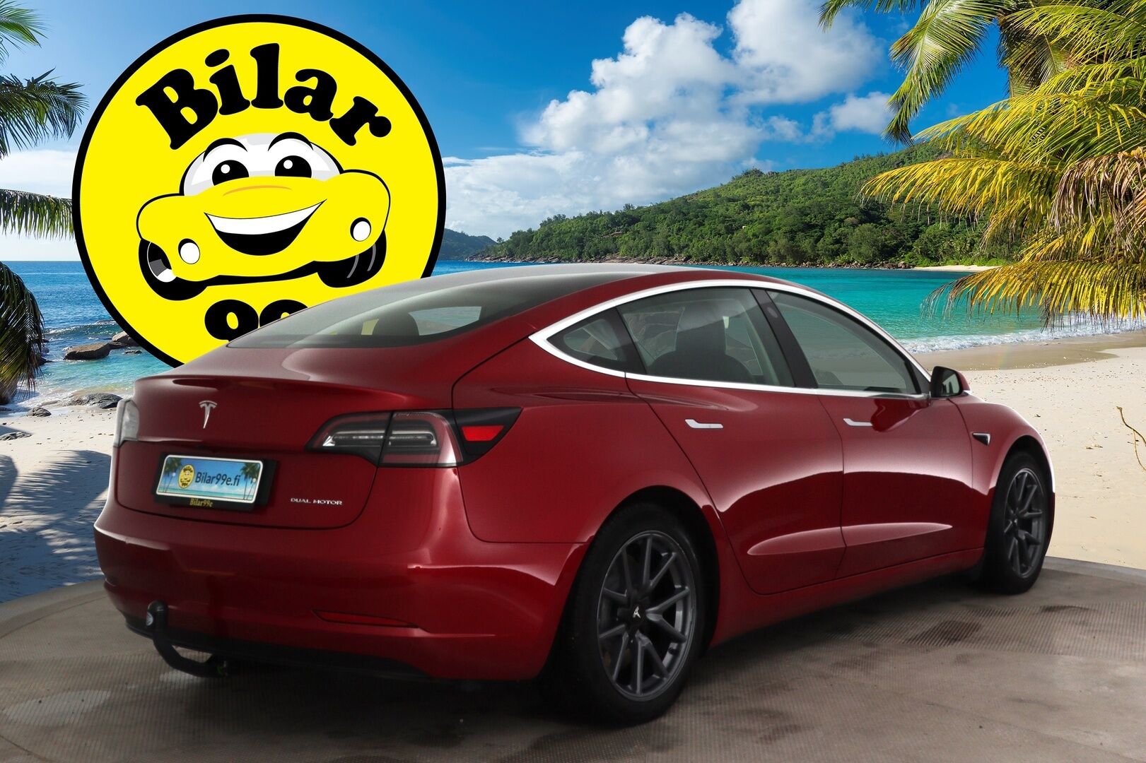 TESLA MODEL 3 2020 Long-Range Dual Motor AWD - Autopilot | Vetokoukku | Premium Audio | Lasikatto | Nahkasisusta 