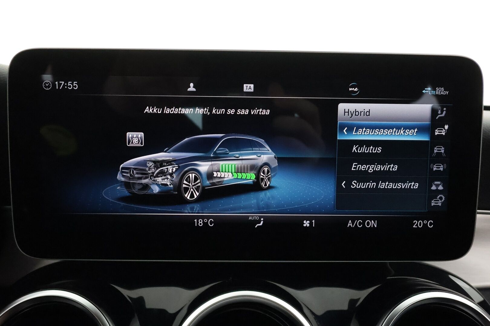 MERCEDES-BENZ C 2020 300 de T A Business AMG Edition EQ Power * Distronic+ / Multibeam LED / Peruutuskamera / Vetokoukku / Navi / Sporttipenkit - Akku kuntotarkastettu / Nahka-Alcantara / Juuri tullut Tampereelle! - HULLUT AVAJAISHULINAT KORKOTARJOUS 3,29 %