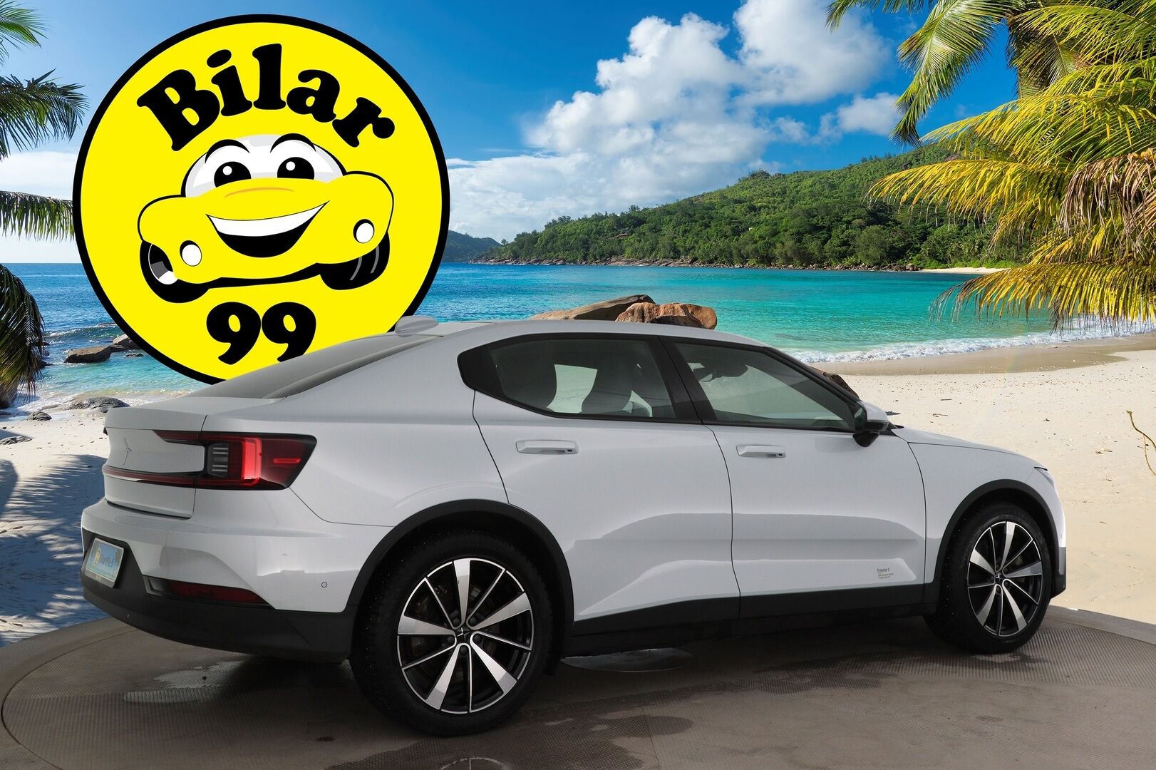 POLESTAR 2 2021 Long Range Dual Motor, 300kW, 78kWh / Pilot&Plus Paketti / Adapt.Vakkari / 360° Kamera / Harman&Kardon / Lasikatto / KeylessGo* - Merkkihuollettu / 2x Polestar Aluvanteet!