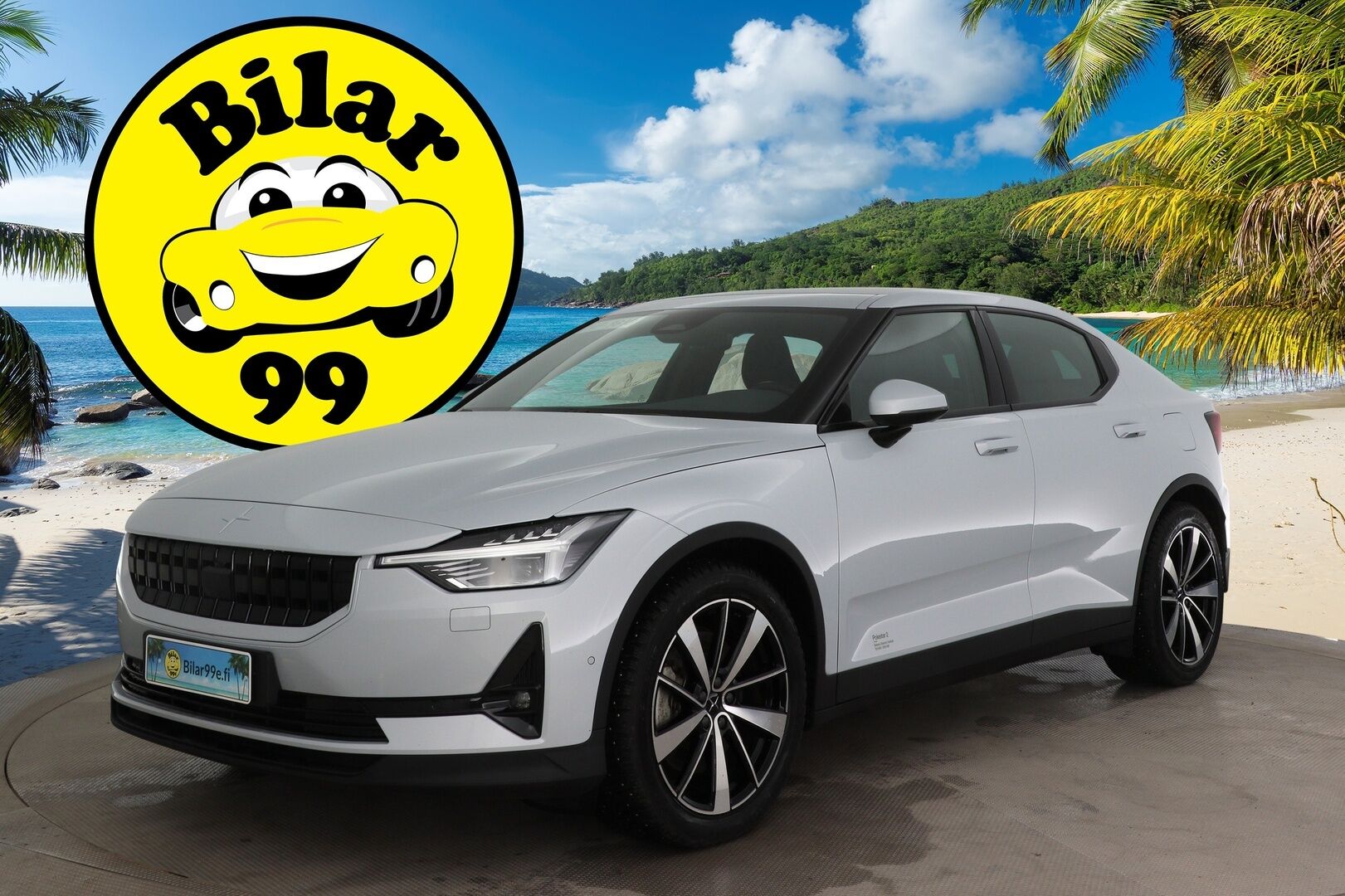 POLESTAR 2 2021 Long Range Dual Motor, 300kW, 78kWh / Pilot&Plus Paketti / Adapt.Vakkari / 360° Kamera / Harman&Kardon / Lasikatto / KeylessGo* - Merkkihuollettu / 2x Polestar Aluvanteet!