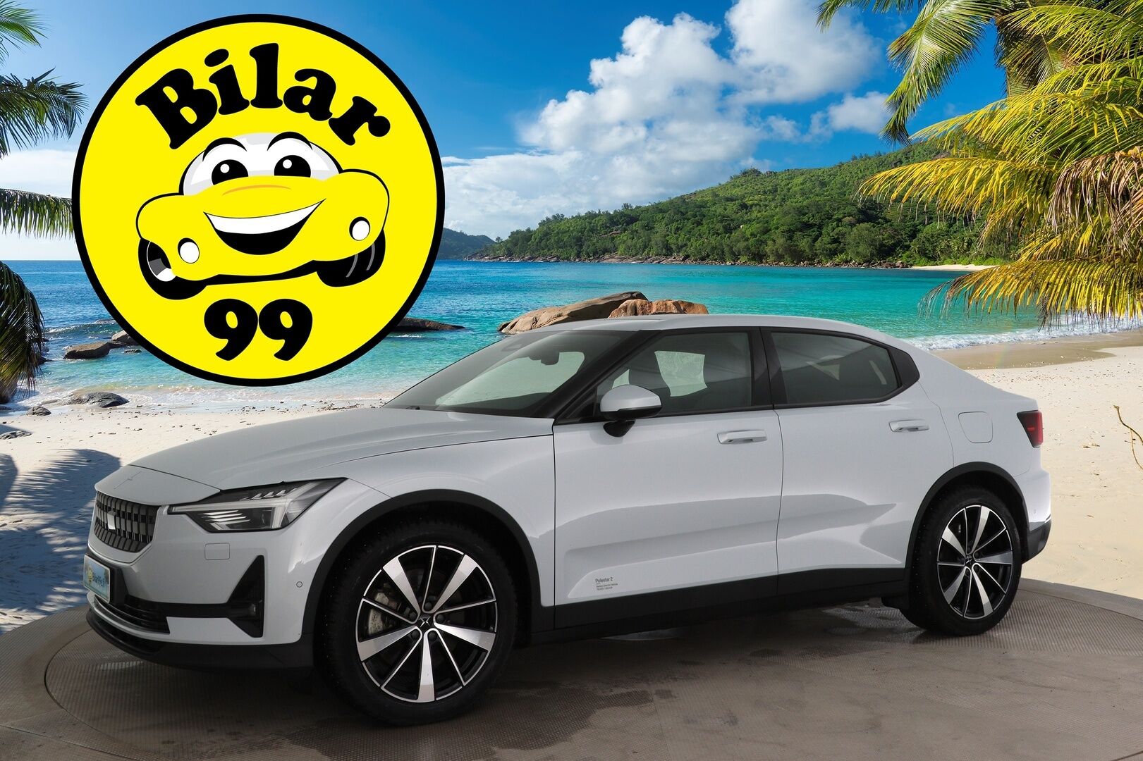 POLESTAR 2 2021 Long Range Dual Motor, 300kW, 78kWh / Pilot&Plus Paketti / Adapt.Vakkari / 360° Kamera / Harman&Kardon / Lasikatto / KeylessGo* - Merkkihuollettu / 2x Polestar Aluvanteet!