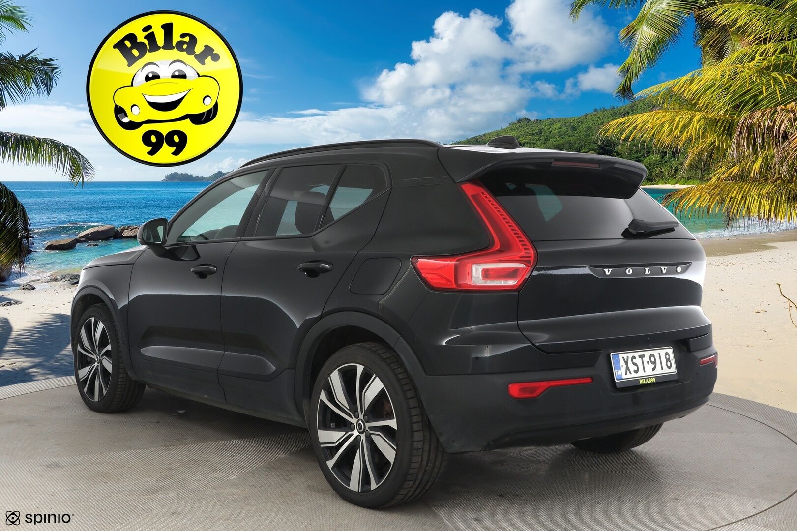 Volvo XC40 2021 Recharge Pure Electric P8 AWD R-Design / Adapt.Vakkari / Lämpöpumppu / Koukku / Digimittaristo / KeylessGo / Ratinlämmitin - Kahdet hyvät renkaat!