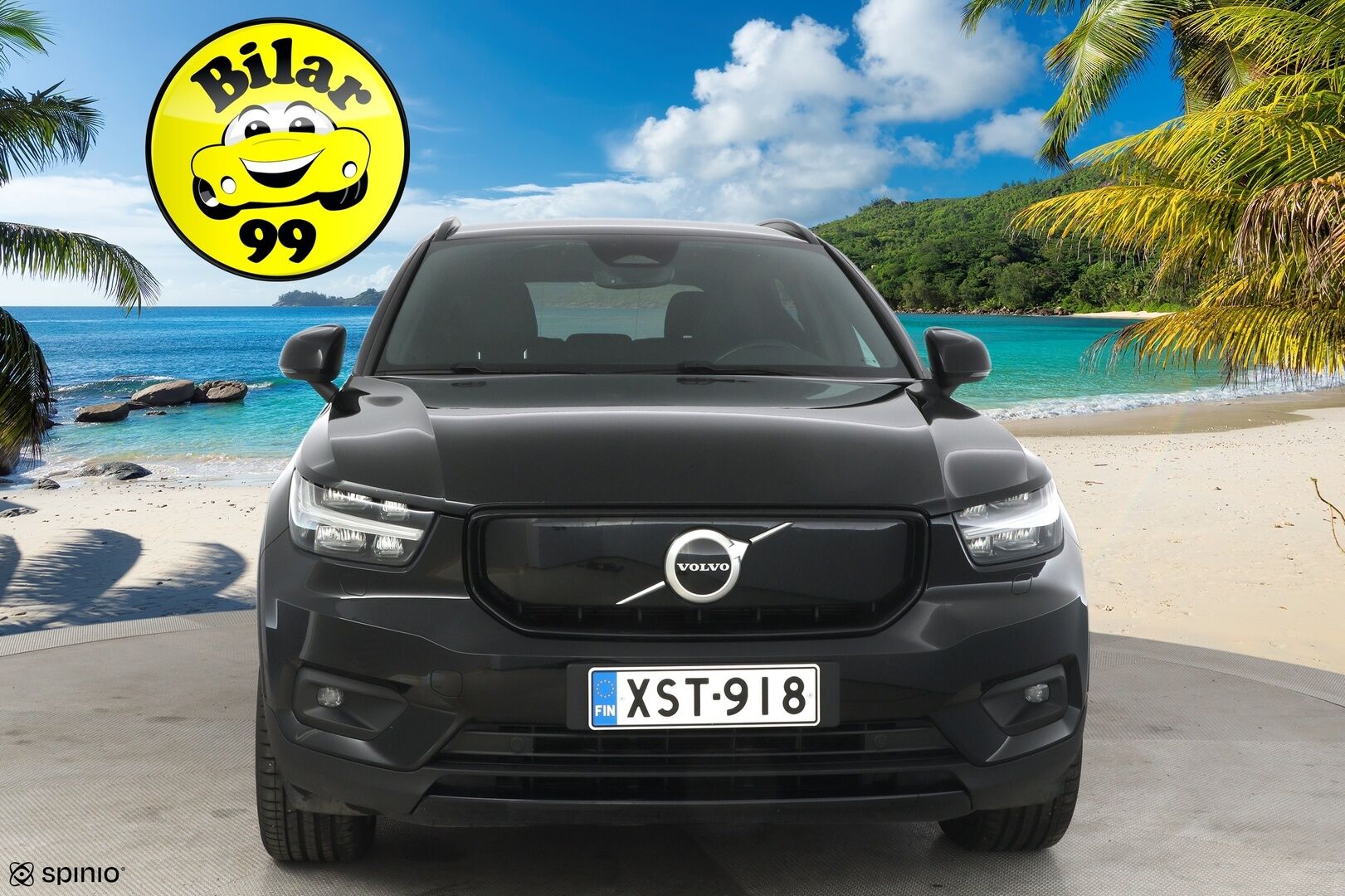 Volvo XC40 2021 Recharge Pure Electric P8 AWD R-Design / Adapt.Vakkari / Lämpöpumppu / Koukku / Digimittaristo / KeylessGo / Ratinlämmitin - Kahdet hyvät renkaat!