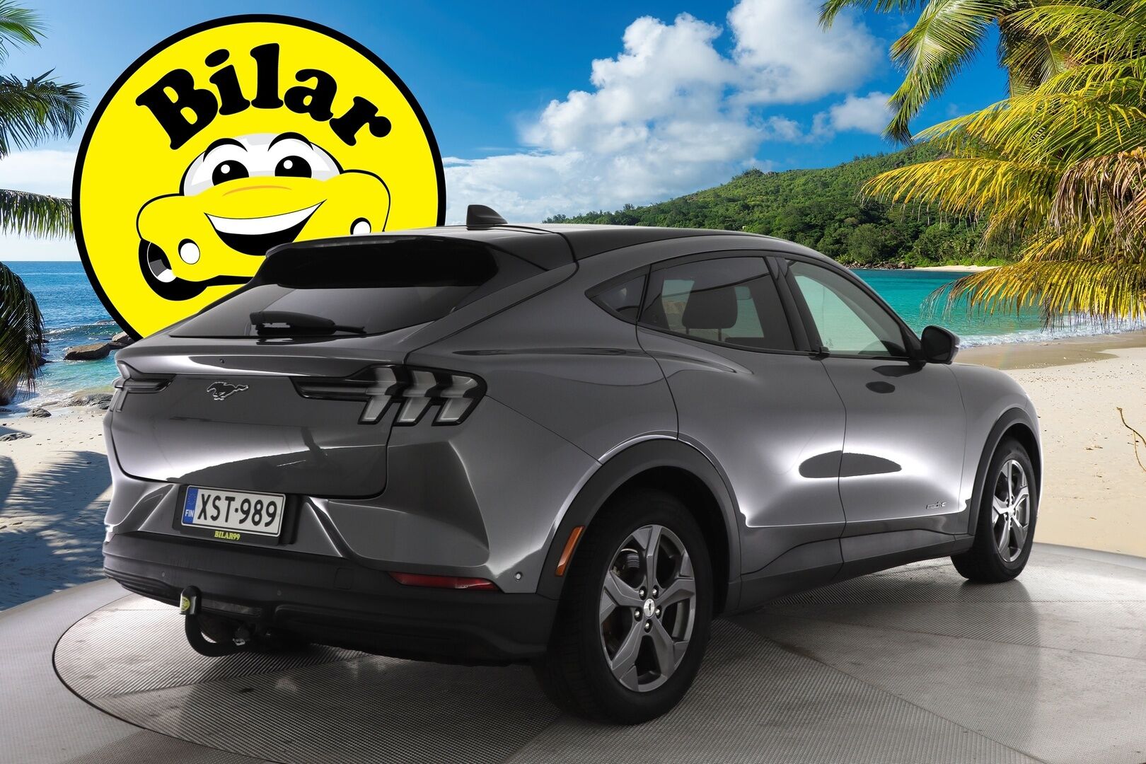 FORD MUSTANG MACH-E 2021 75kWh / Adapt.Vakkari / Lasikatto / B&O / 360° Kamera / Nahkasisusta / Muistipenkki / Koukku /