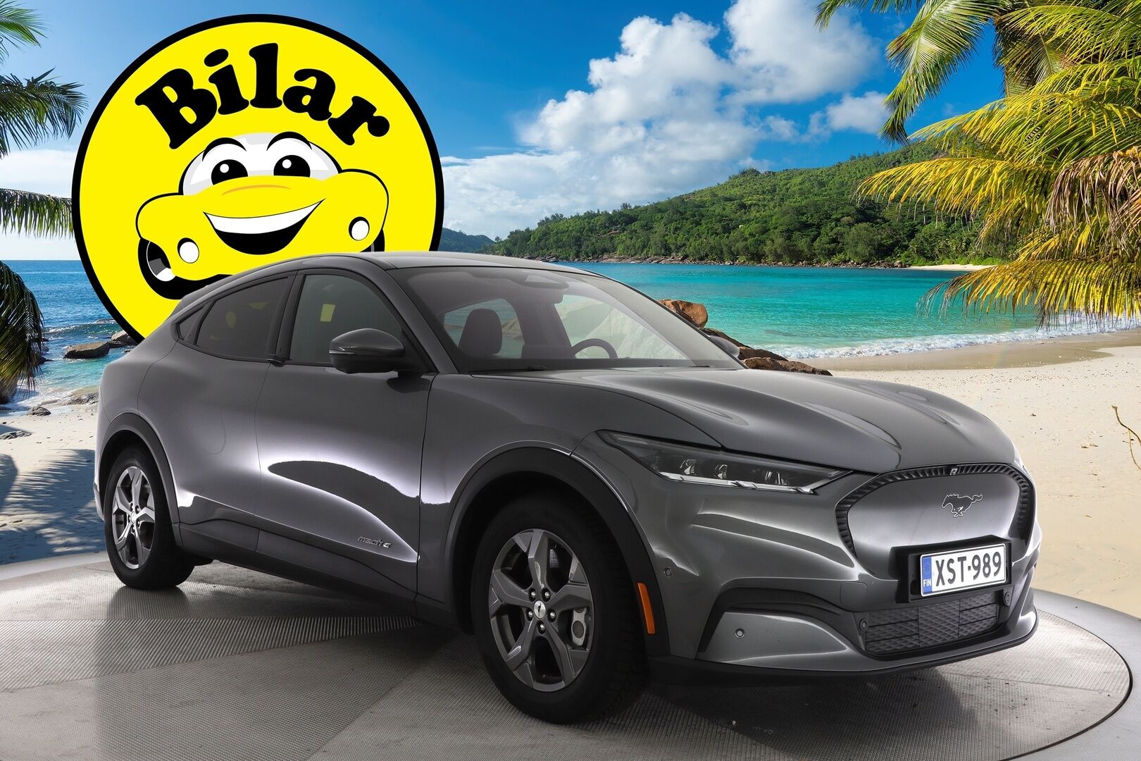 FORD MUSTANG MACH-E 2021 75kWh / Adapt.Vakkari / Lasikatto / B&O / 360° Kamera / Nahkasisusta / Muistipenkki / Koukku /