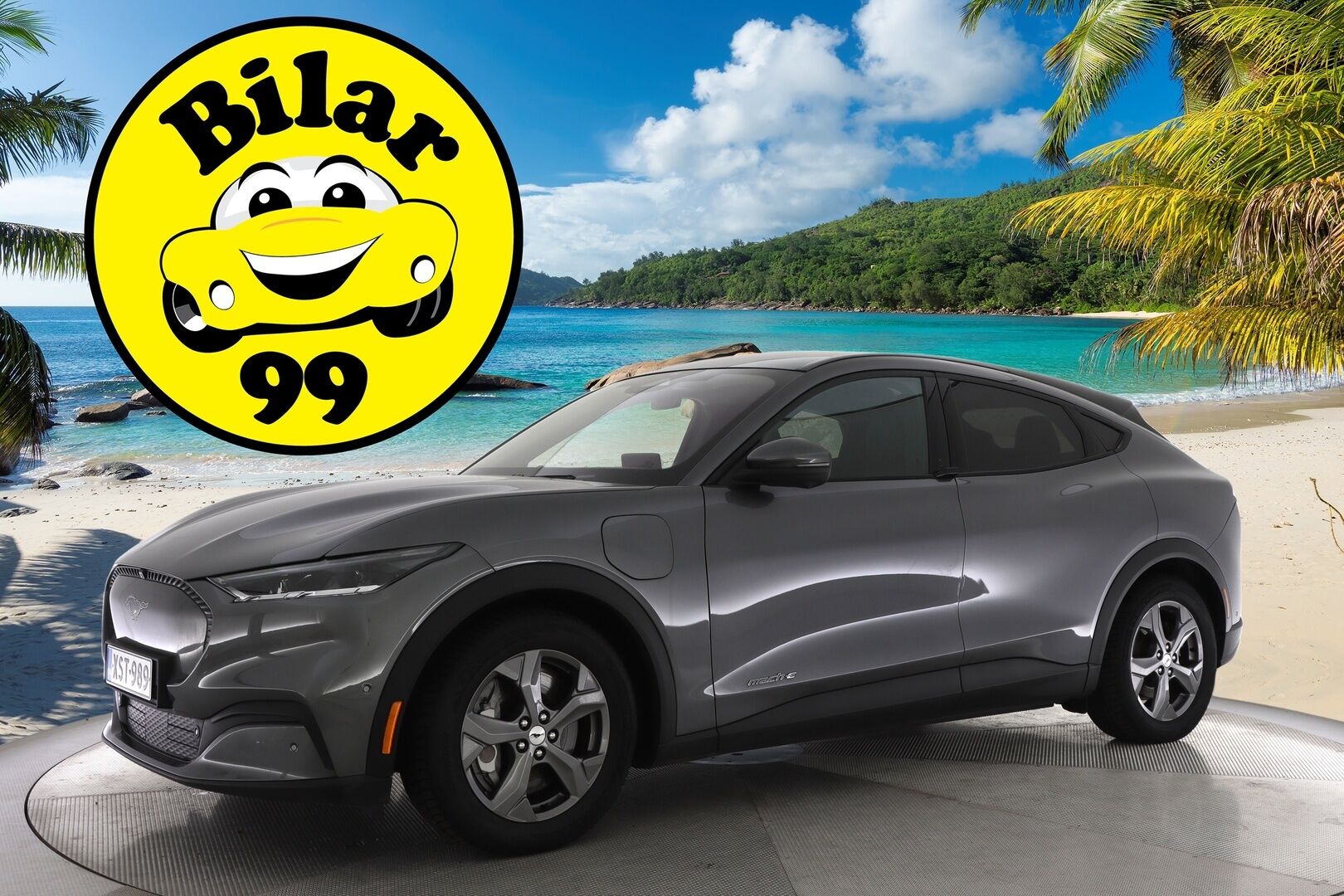 FORD MUSTANG MACH-E 2021 75kWh / Adapt.Vakkari / Lasikatto / B&O / 360° Kamera / Nahkasisusta / Muistipenkki / Koukku /