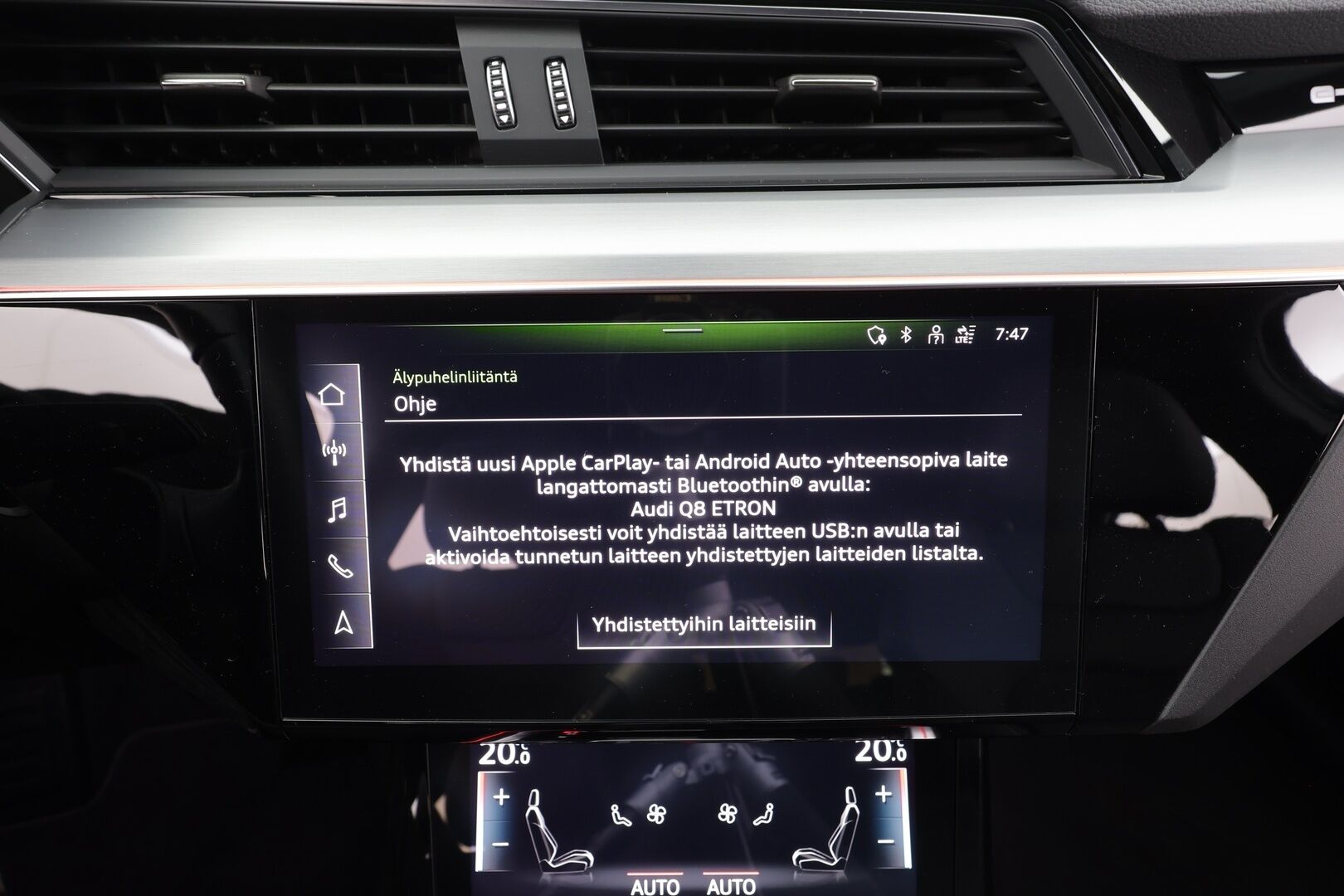 Audi Q8 e-tron 2024 50 quattro Launch Edition - | ACC | Lisälämmitin | Koukku | Ilma-Alusta | Matrix-LED | HUD | Muistipenkki | Keyless | Apple&Android | Merkkihuollettu | Kahdet Renkaat |