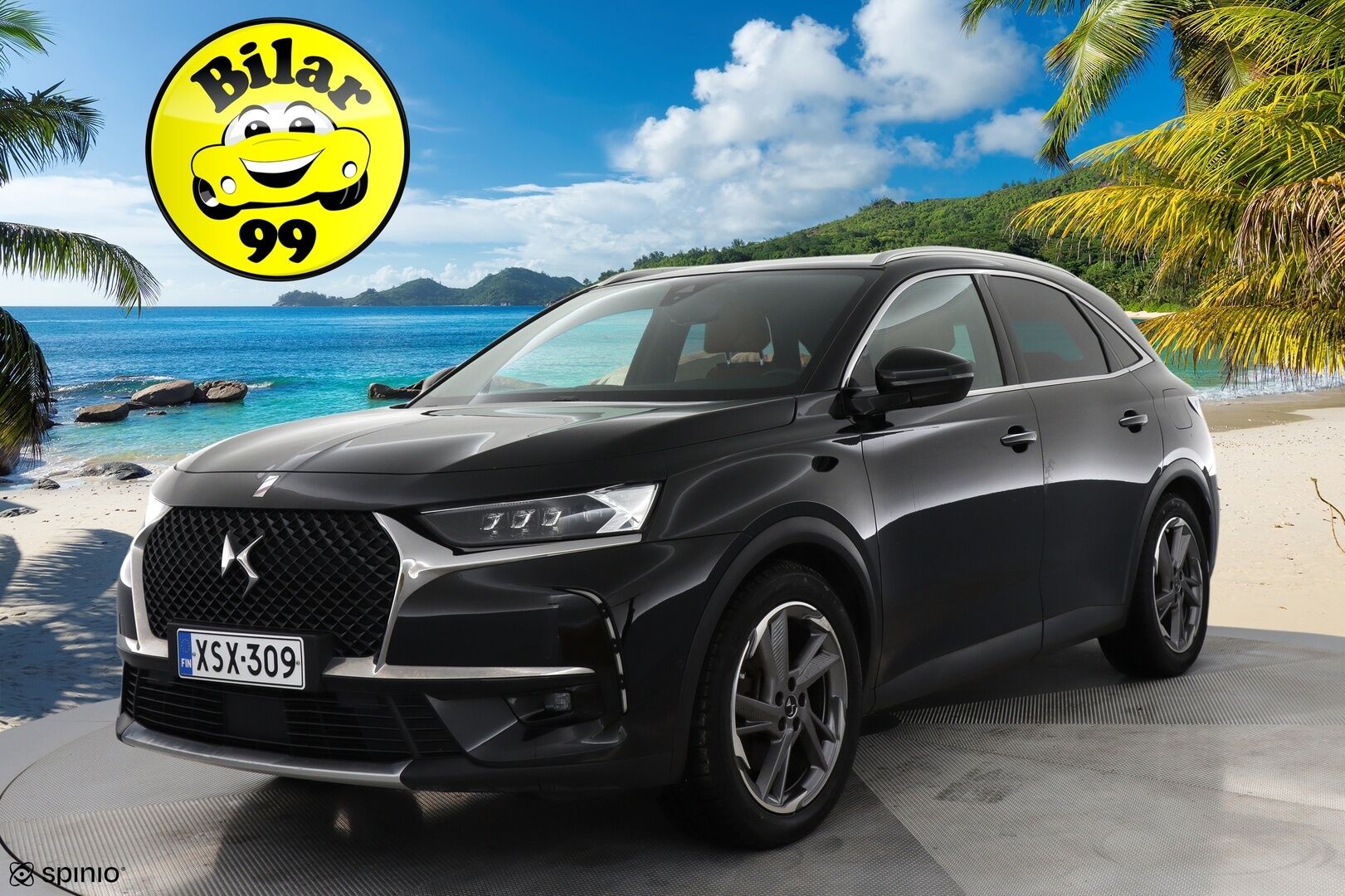 DS 7 2020 Crossback E-Tense Plug-in Hybrid Grand Chic Aut * Hierovat Sähköpenkit Muistilla / ACC / BLISS / Focal Audio System * - Hierovat Sähköpenkit Muistilla / ACC / BLISS / Focal Audio System - HULLUT AVAJAISHULINAT KORKOTARJOUS 3,29 %