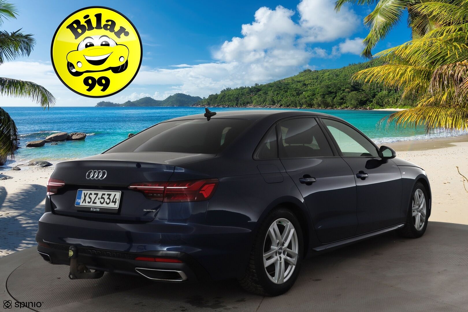 Audi A4 2021 Sedan Business S line 40 TFSI 150 kW MHEV quattro S tronic * ACC / Webasto / Matrix LED / P.kamera / Koukku * - 1.Om Suomi-auto / Kahdet renkaat aluvanteilla