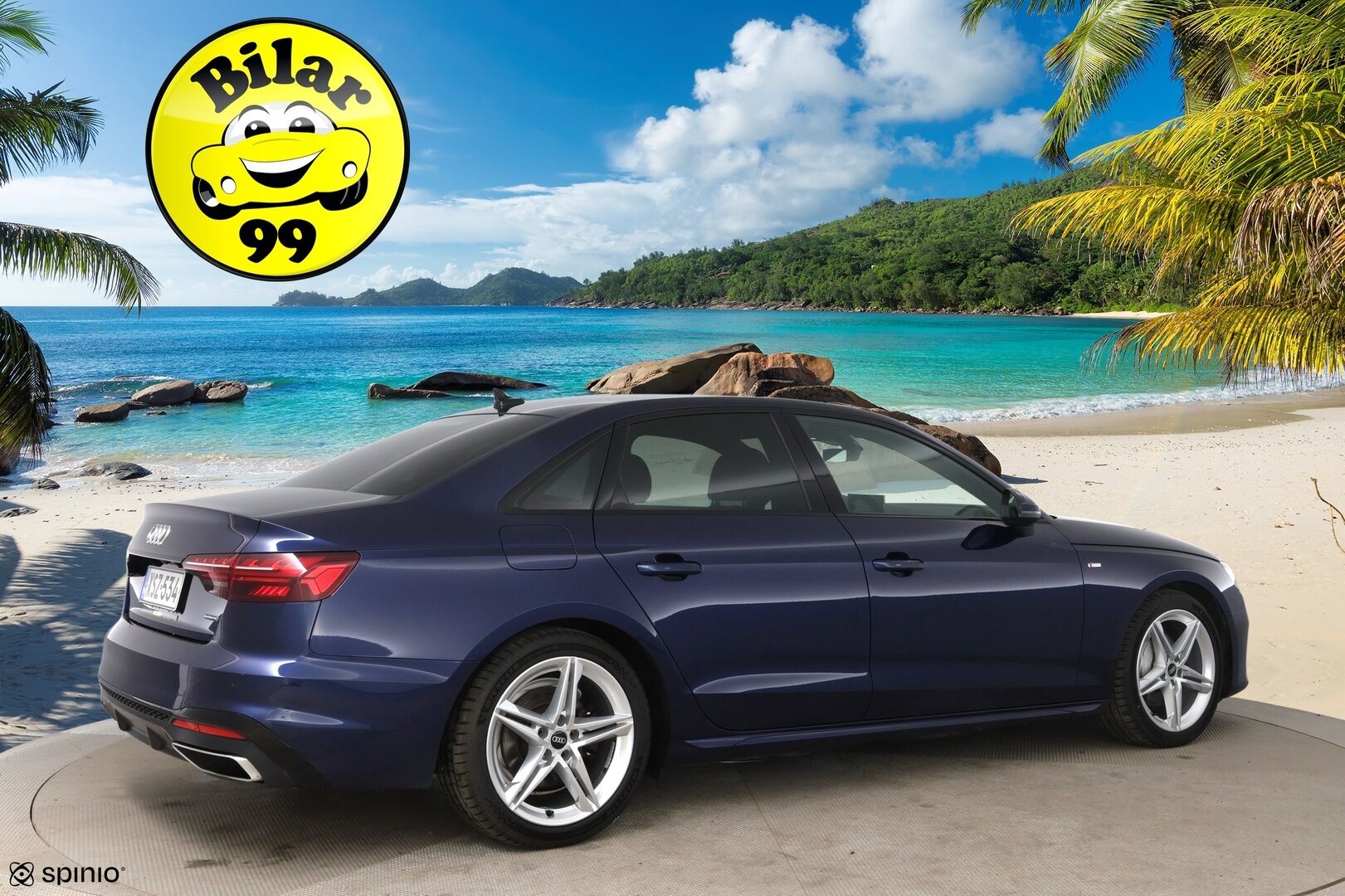 Audi A4 2021 Sedan Business S line 40 TFSI 150 kW MHEV quattro S tronic * ACC / Webasto / Matrix LED / P.kamera / Koukku * - S-line sisä- ja ulkopaketilla! / Kahdet renkaat aluvanteilla