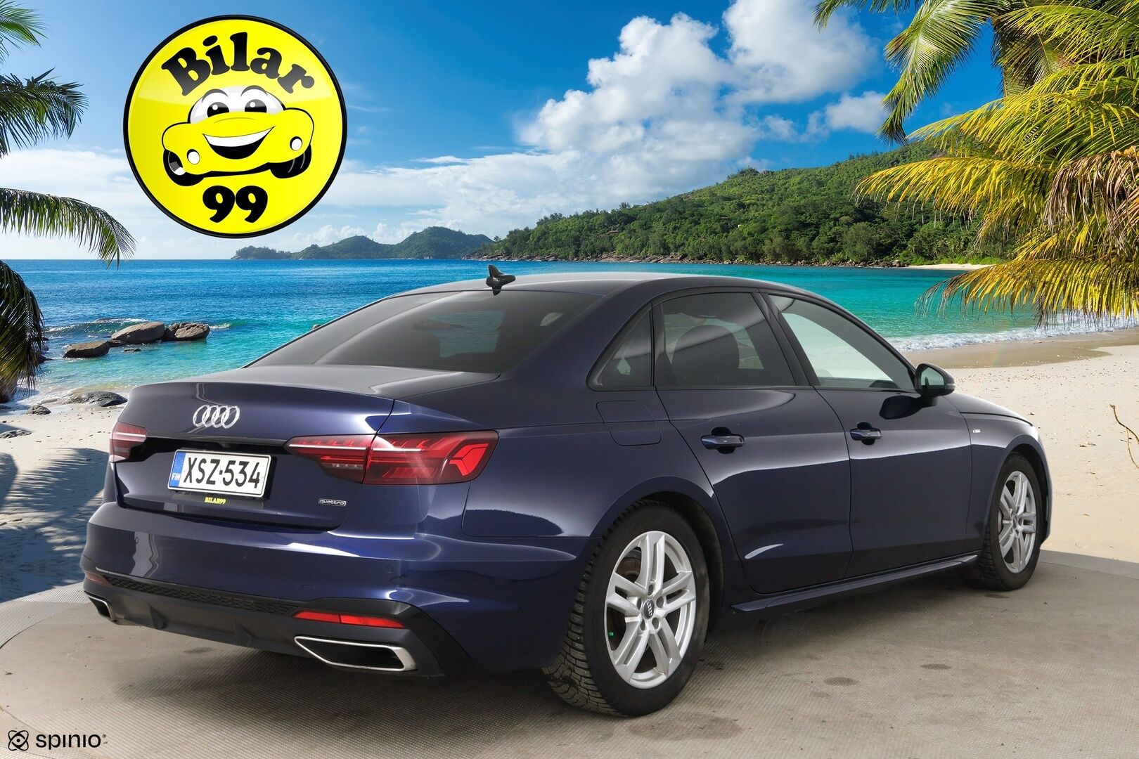 Audi A4 2021 Sedan Business S line 40 TFSI 150 kW MHEV quattro S tronic * ACC / Webasto / Matrix LED / P.kamera / Koukku * - S-line sisä- ja ulkopaketilla! / Kahdet renkaat aluvanteilla - HULLUT AVAJAISHULINAT KORKOTARJOUS 3,29 %