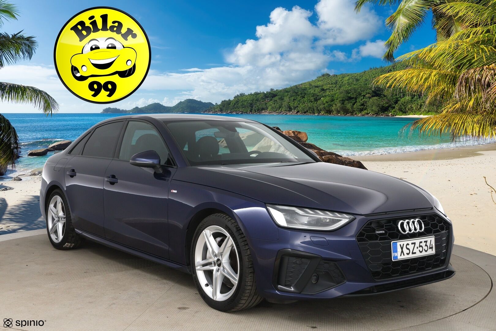 Audi A4 2021 Sedan Business S line 40 TFSI 150 kW MHEV quattro S tronic * ACC / Webasto / Matrix LED / P.kamera / Koukku * - S-line sisä- ja ulkopaketilla! / Kahdet renkaat aluvanteilla