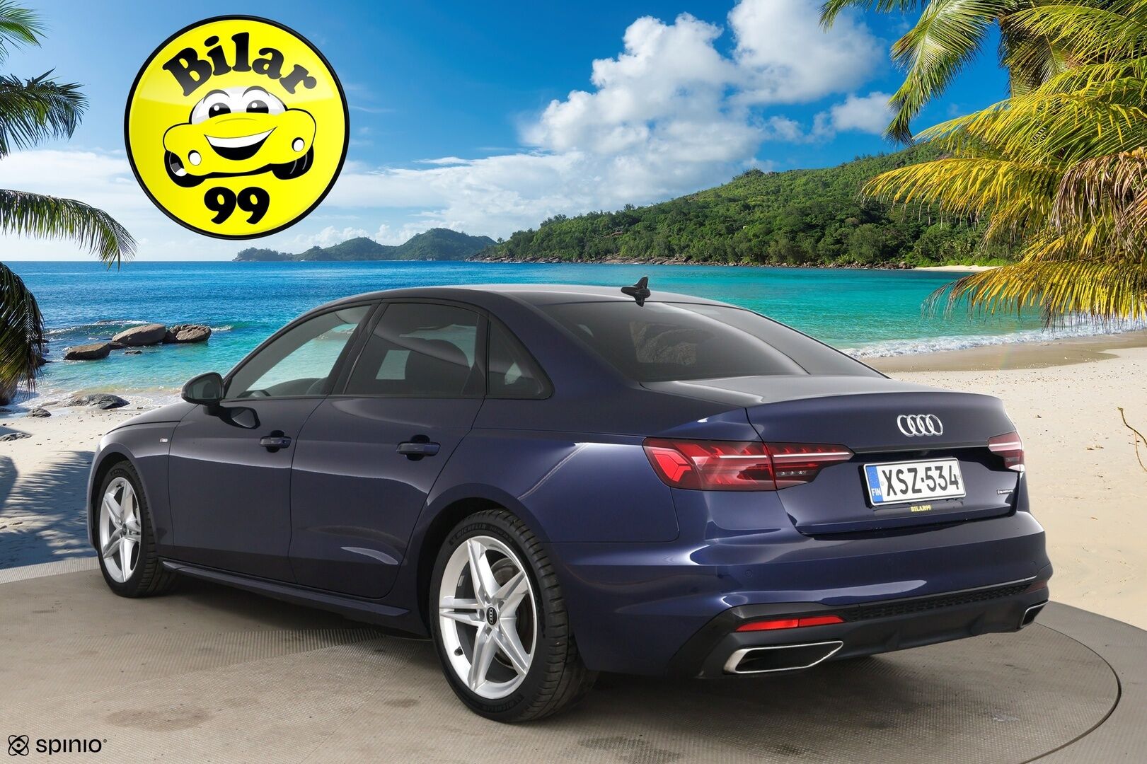 Audi A4 2021 Sedan Business S line 40 TFSI 150 kW MHEV quattro S tronic * ACC / Webasto / Matrix LED / P.kamera / Koukku * - S-line sisä- ja ulkopaketilla! / Kahdet renkaat aluvanteilla