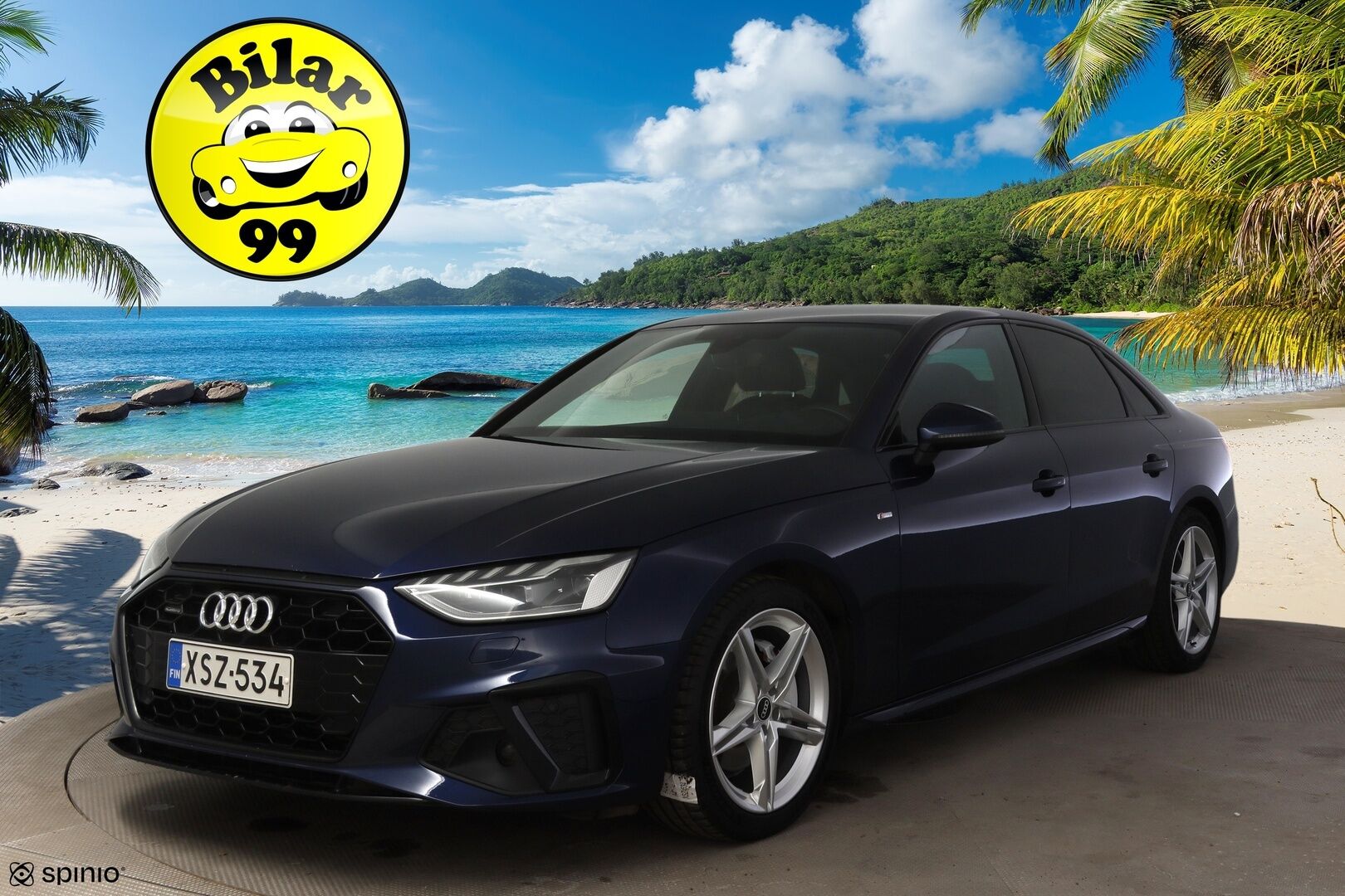 Audi A4 2021 Sedan Business S line 40 TFSI 150 kW MHEV quattro S tronic * ACC / Webasto / Matrix LED / P.kamera / Koukku * - 1.Om Suomi-auto / Kahdet renkaat aluvanteilla