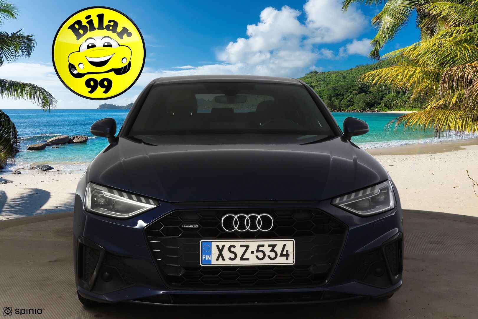 Audi A4 2021 Sedan Business S line 40 TFSI 150 kW MHEV quattro S tronic * ACC / Webasto / Matrix LED / P.kamera / Koukku * - 1.Om Suomi-auto / Kahdet renkaat aluvanteilla