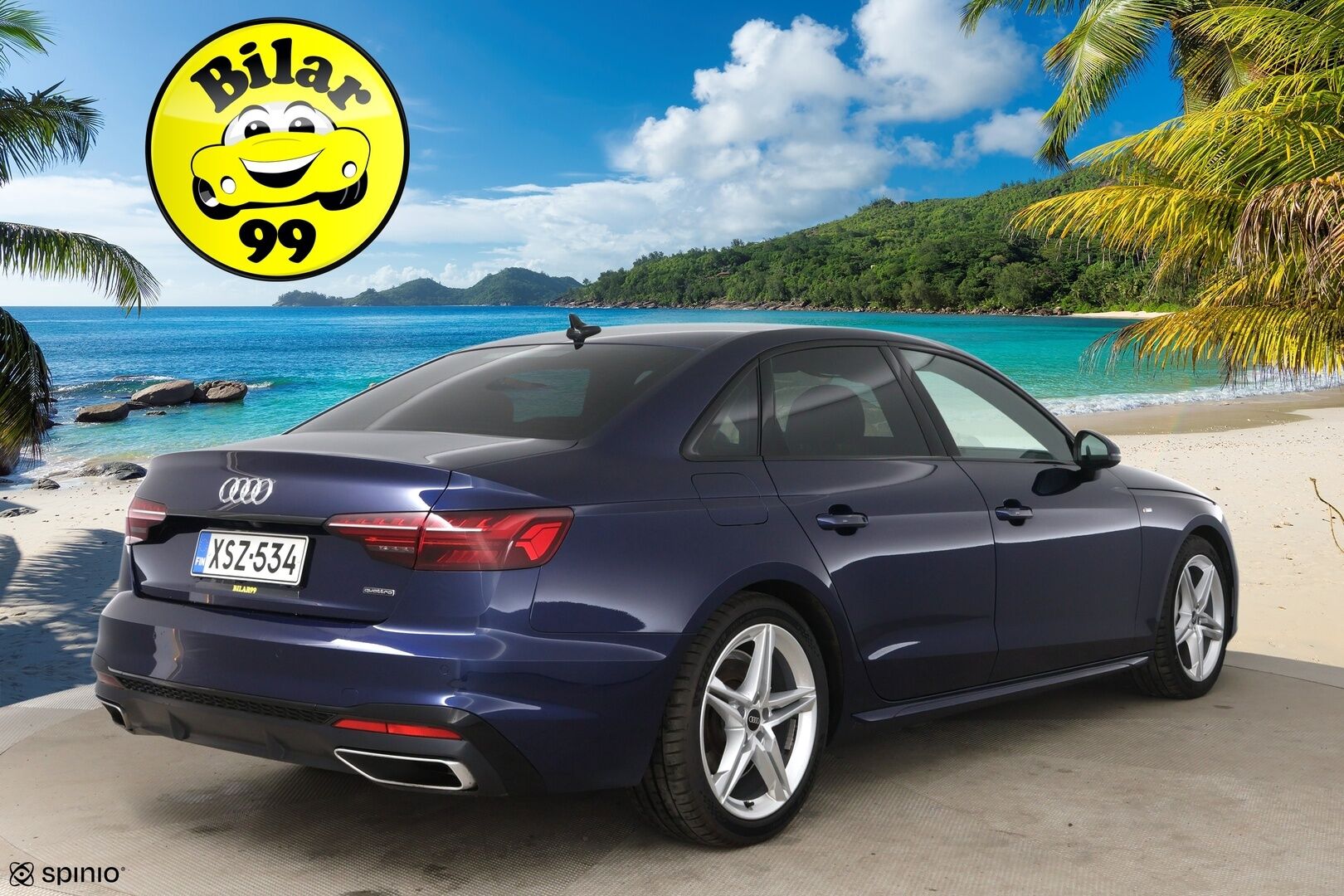 Audi A4 2021 Sedan Business S line 40 TFSI 150 kW MHEV quattro S tronic * ACC / Webasto / Matrix LED / P.kamera / Koukku * - S-line sisä- ja ulkopaketilla! / Kahdet renkaat aluvanteilla