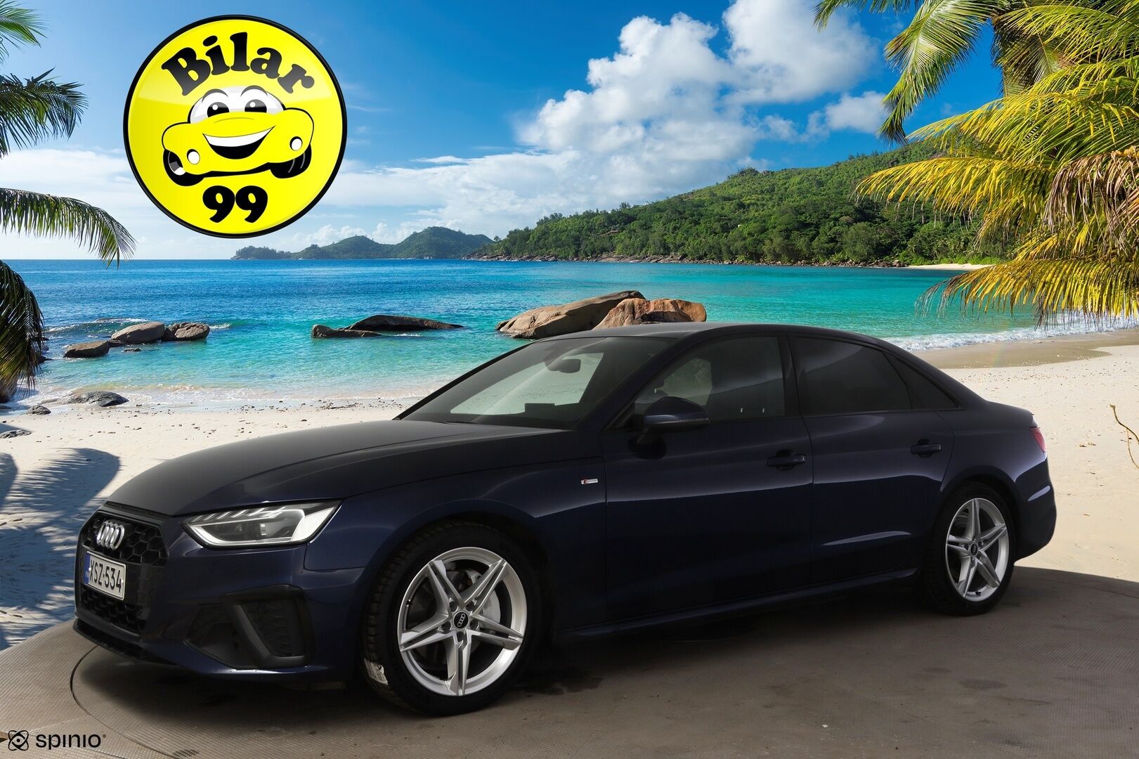 Audi A4 2021 Sedan Business S line 40 TFSI 150 kW MHEV quattro S tronic * ACC / Webasto / Matrix LED / P.kamera / Koukku * - 1.Om Suomi-auto / Kahdet renkaat aluvanteilla