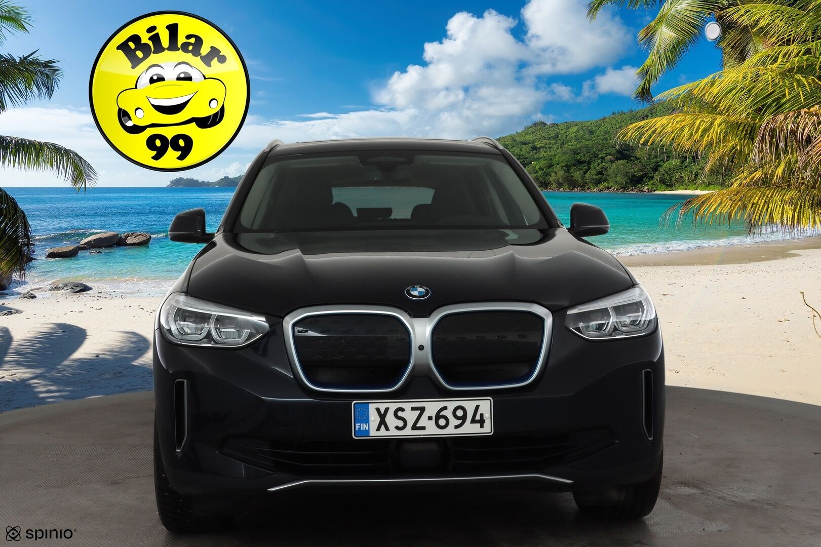 BMW iX3 2021 G08 Charged Plus * ACC / HUD / 360° / H&K / Koukku / Adapt.LED / Panorama / Muistipenkki / Comfort Access / Sporttinahat * - Suomi-auto / Kahdet renkaat aluvanteilla / Huippuvarusteet