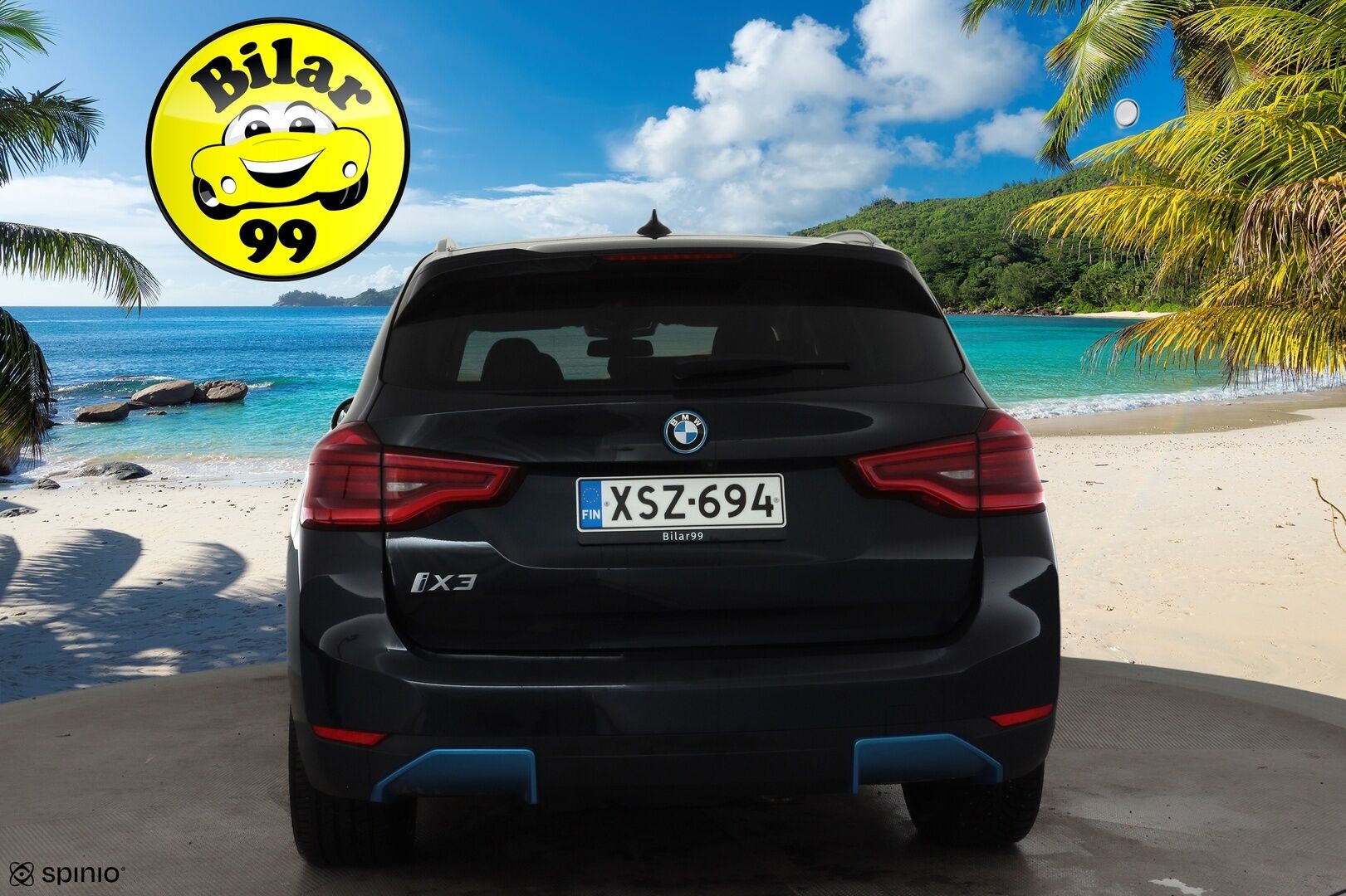 BMW iX3 2021 G08 Charged Plus * ACC / HUD / 360° / H&K / Koukku / Adapt.LED / Panorama / Muistipenkki / Comfort Access / Sporttinahat * - Suomi-auto / Kahdet renkaat aluvanteilla / Huippuvarusteet