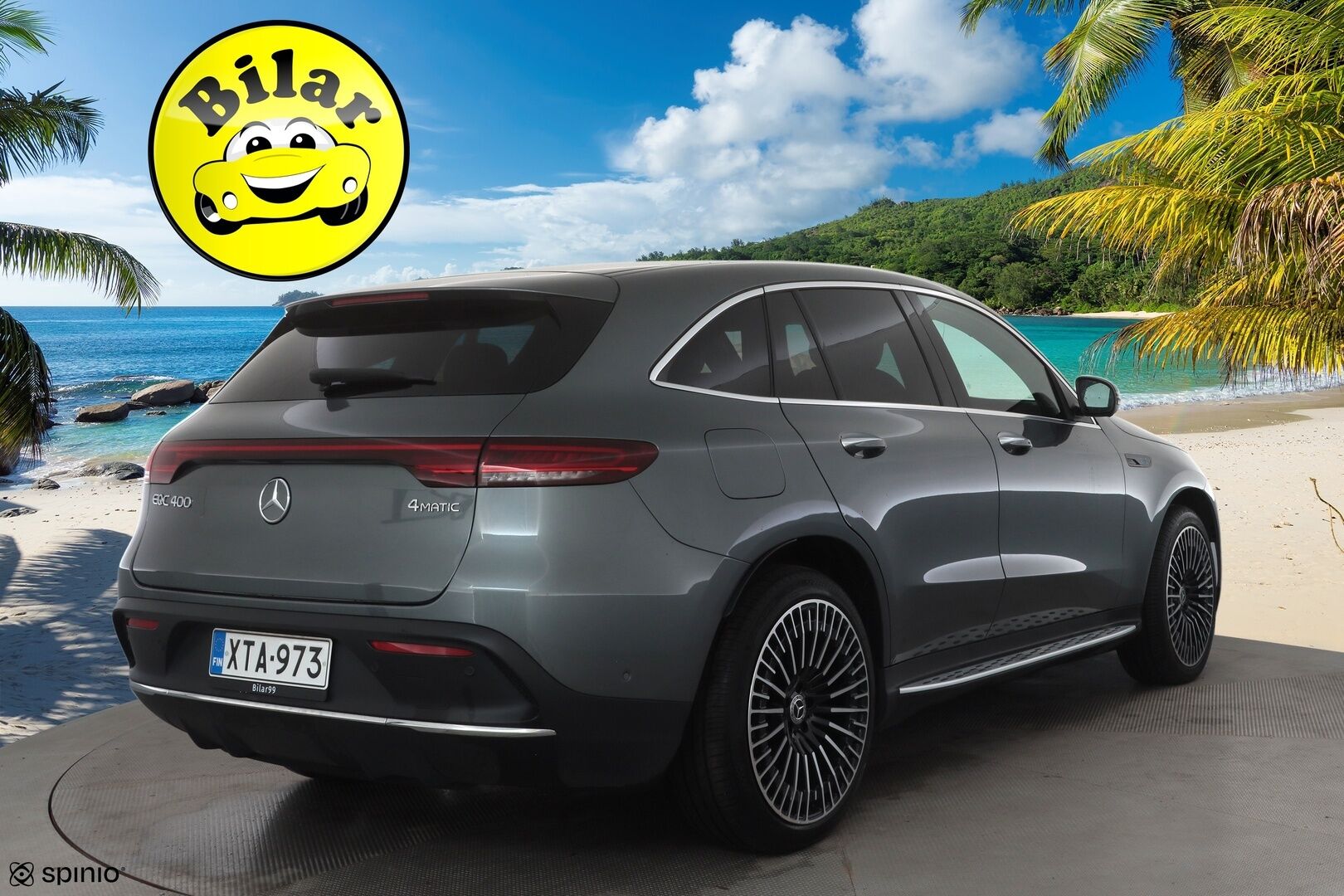 Mercedes-Benz EQC 2022 400 4MATIC Business AMG - | Distronic+ | Lisälämmitin | Multibeam LED | Lasikattoluukku | Widescreen | HUD | Muistipenkit | Keyless | Apple&Android | Kahdet Renkaat |