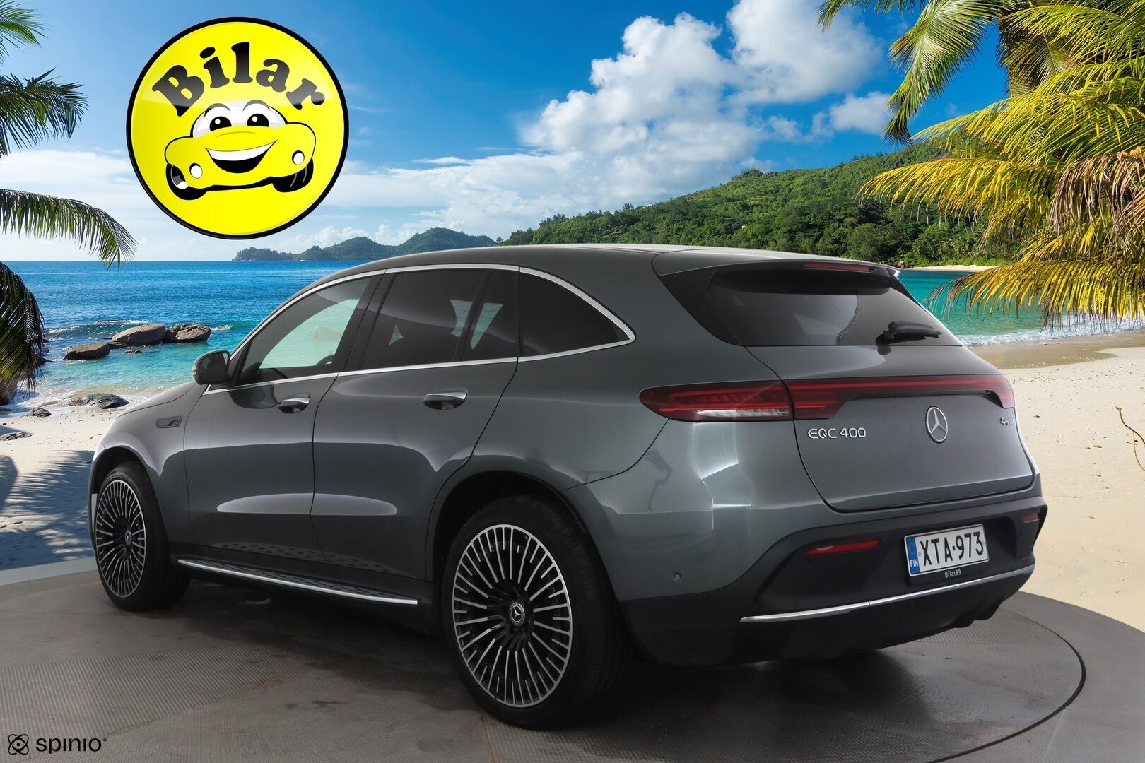 Mercedes-Benz EQC 2022 400 4MATIC Business AMG - | Distronic+ | Lisälämmitin | Multibeam LED | Lasikattoluukku | Widescreen | HUD | Muistipenkit | Keyless | Apple&Android | Kahdet Renkaat |