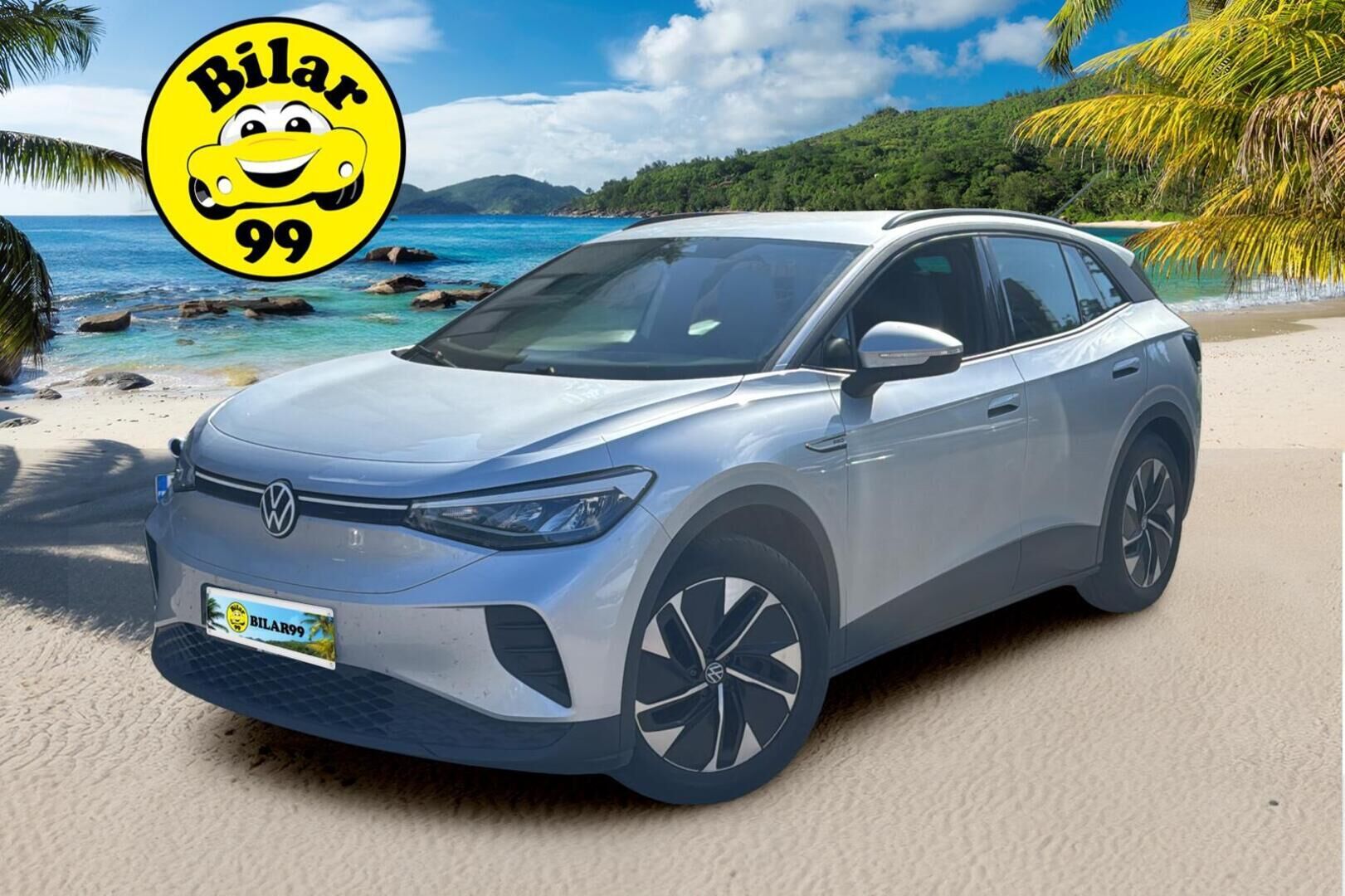 Volkswagen ID.4 2021 Pro Performance 150 kW, akku 77kWh - Adapt.vakkari | Lämpöpumppu | Navigointi | LED | Carplay | Vetokoukku | Pysäköintiutkat | SoH 91%