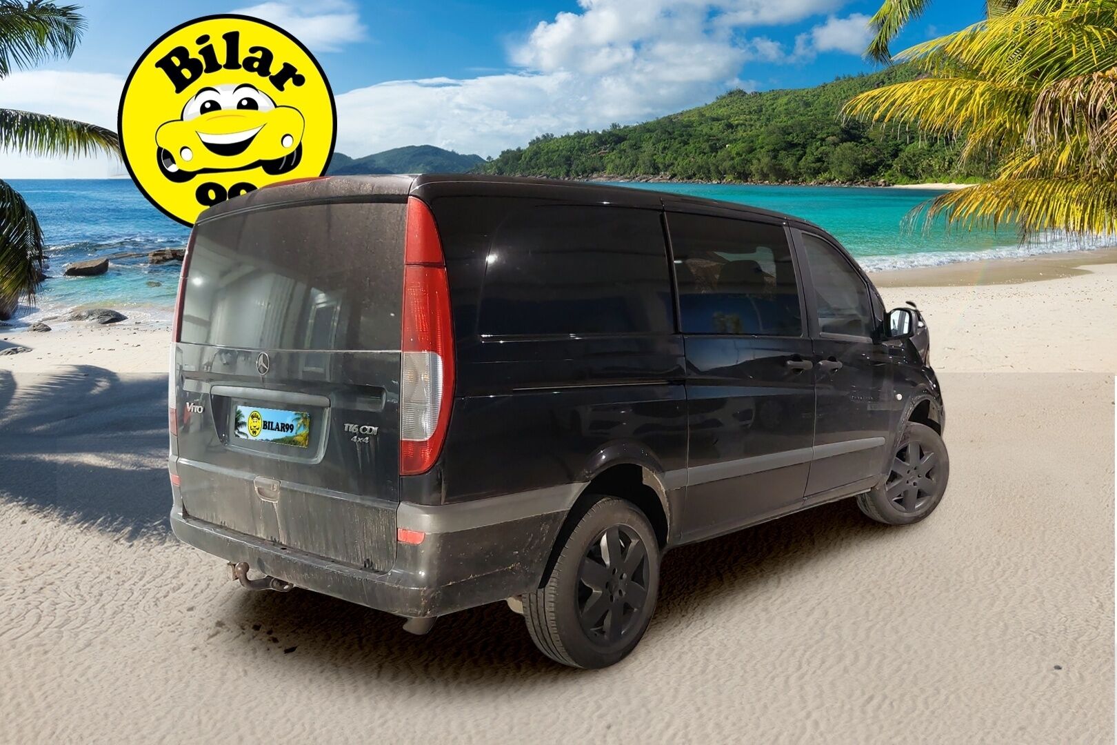 Mercedes-Benz Vito 2013 116CDI 4x4-3,05/32K keskipitkä A2 A *Webasto / Koukku / Ilmastointi / Penkinlämmitin* - 6-paikkainen / Lisävalot / Karjapuskuri