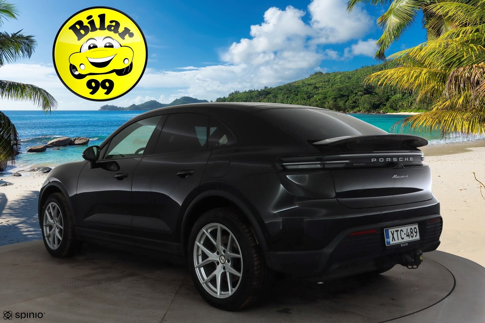 Porsche Macan 2024 4 * ACC / ILP / Bose / Koukku / PASM / Ratinlämmitin / Viihdenäyttö / Sähköpenkit / Vaaleat nahat * - 1.Om Suomi-auto / Kahdet renkaat aluvanteilla / Merkkihuollettu