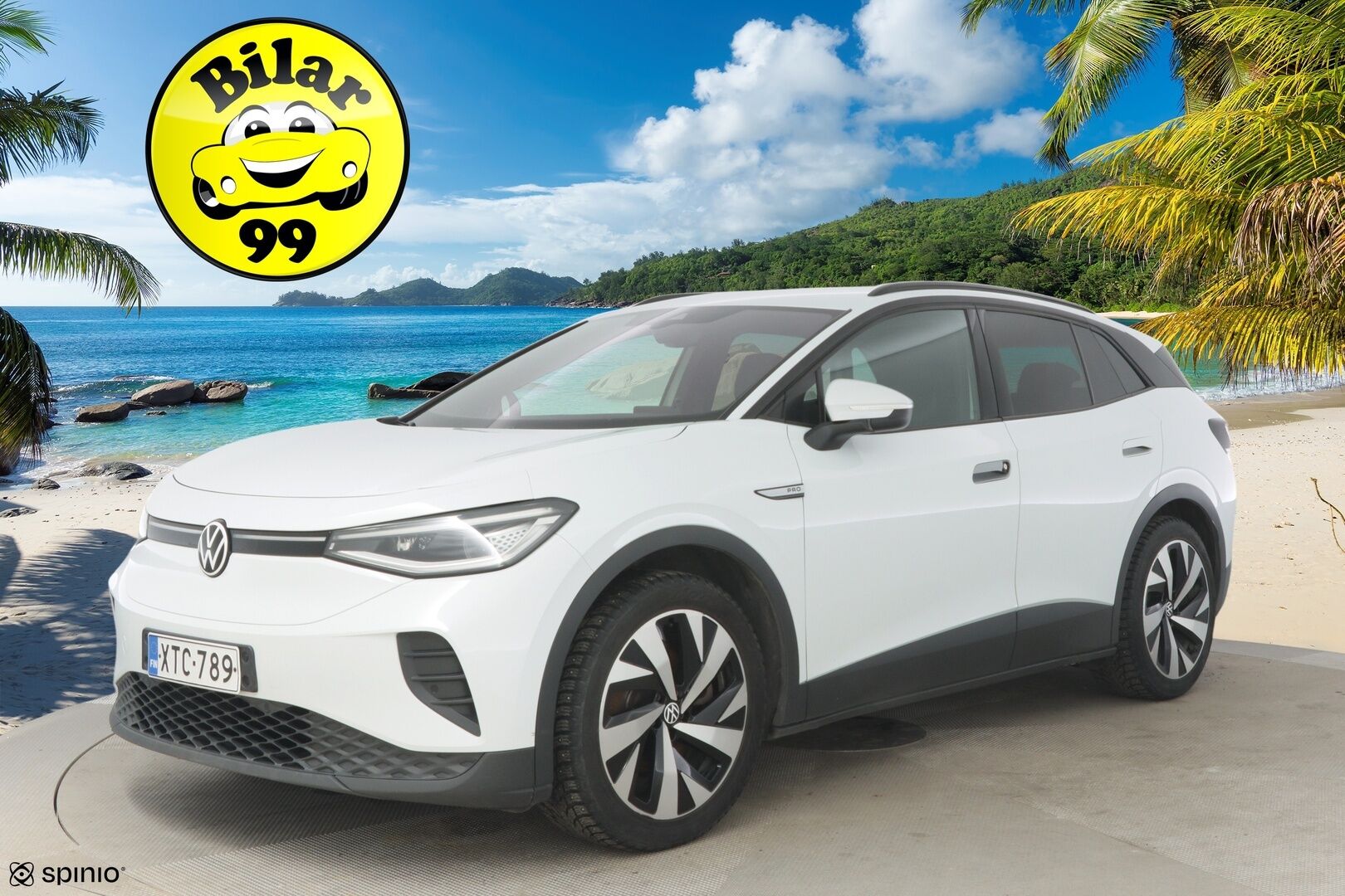 Volkswagen ID.4 2021 ID.4 PRO 150 KW Farmari (AC) 5ov A * / Adapt.vakkari / Peruutuskamera / ALV / Taittuva vetokoukku / Matrix Led / Ratinlämmitys / * - Alvillinen ID4 - HULLUT AVAJAISHULINAT KORKOTARJOUS 3,29 %