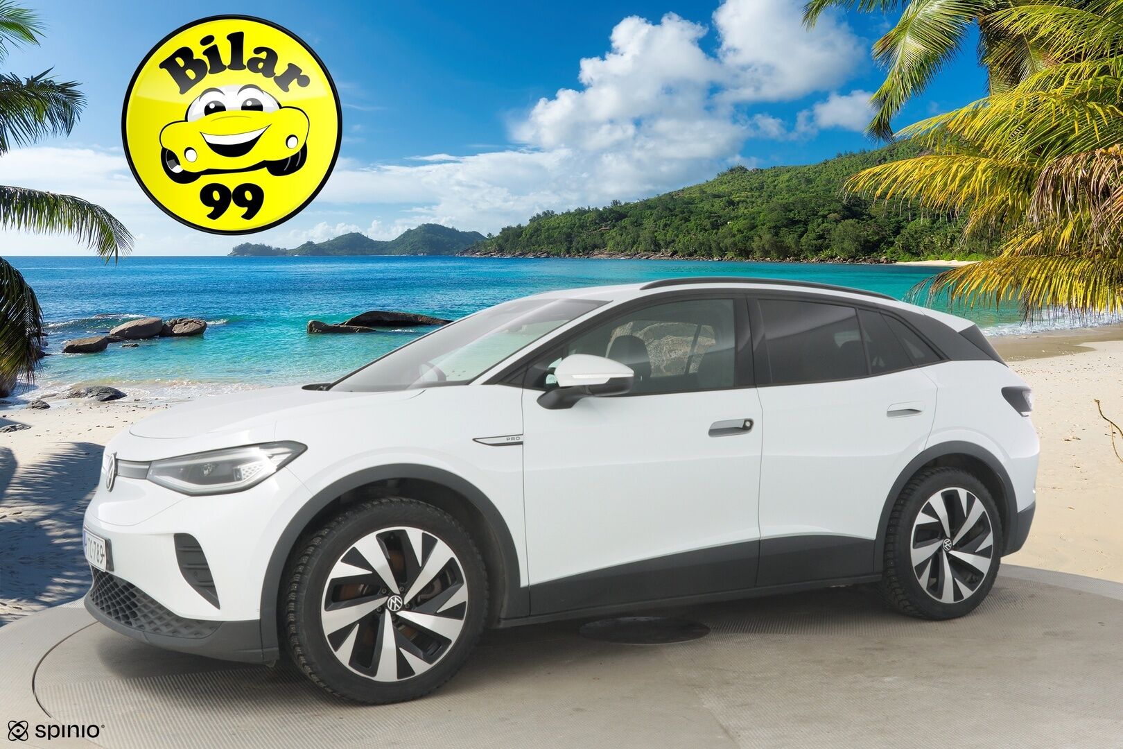 Volkswagen ID.4 2021 ID.4 PRO 150 KW Farmari (AC) 5ov A * / Adapt.vakkari / Peruutuskamera / ALV / Taittuva vetokoukku / Matrix Led / Ratinlämmitys / * - Alvillinen ID4 - HULLUT AVAJAISHULINAT KORKOTARJOUS 3,29 %