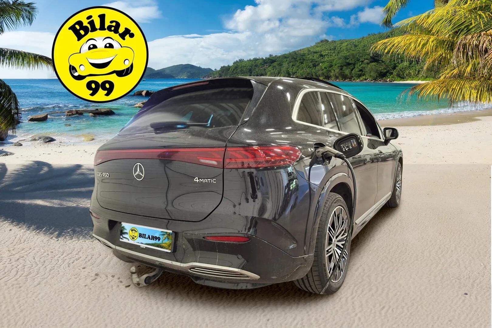 Mercedes-Benz EQS SUV 2023 450 4MATIC AMG Edition - | DTR+Q | Digital Light - led ajovalot | Burmester | HUD | Hyperscreen | Airmatic DC | Panorama | 360-kamera | Ilmastoidut sähköpenkit muistilla | Koukku | Nahkasisusta | AMG- sisä ja ulkopaketti |