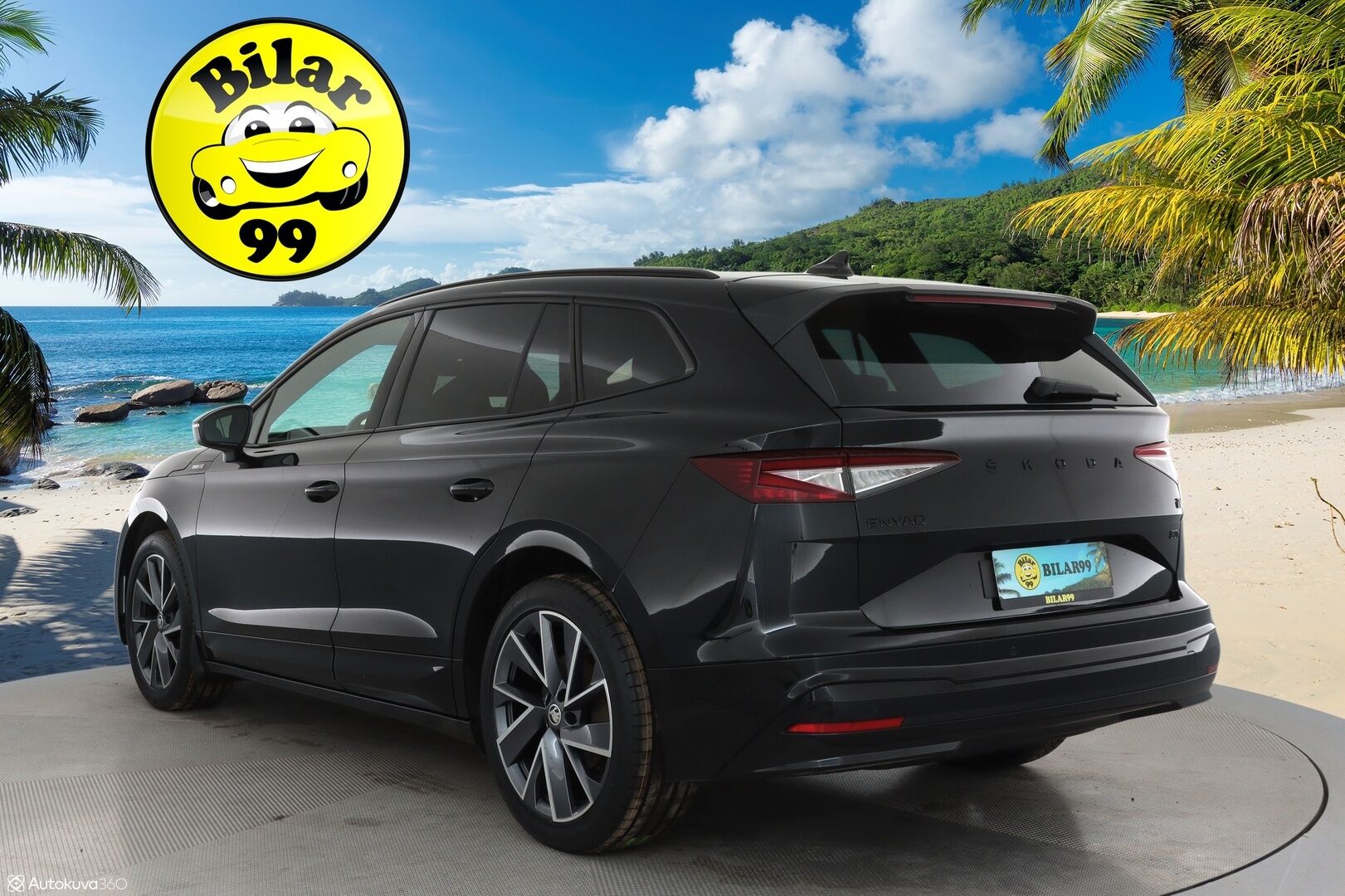 SKODA ENYAQ 2022 IV80X Sportline *HUD / Lämpöpumppu / Muistipenkki / 360° kamera / ACC / Matrix-LED / Navi / Kaistavahti* - Sportline / Kahdet Skodan vanteet / Skodalla huollettu