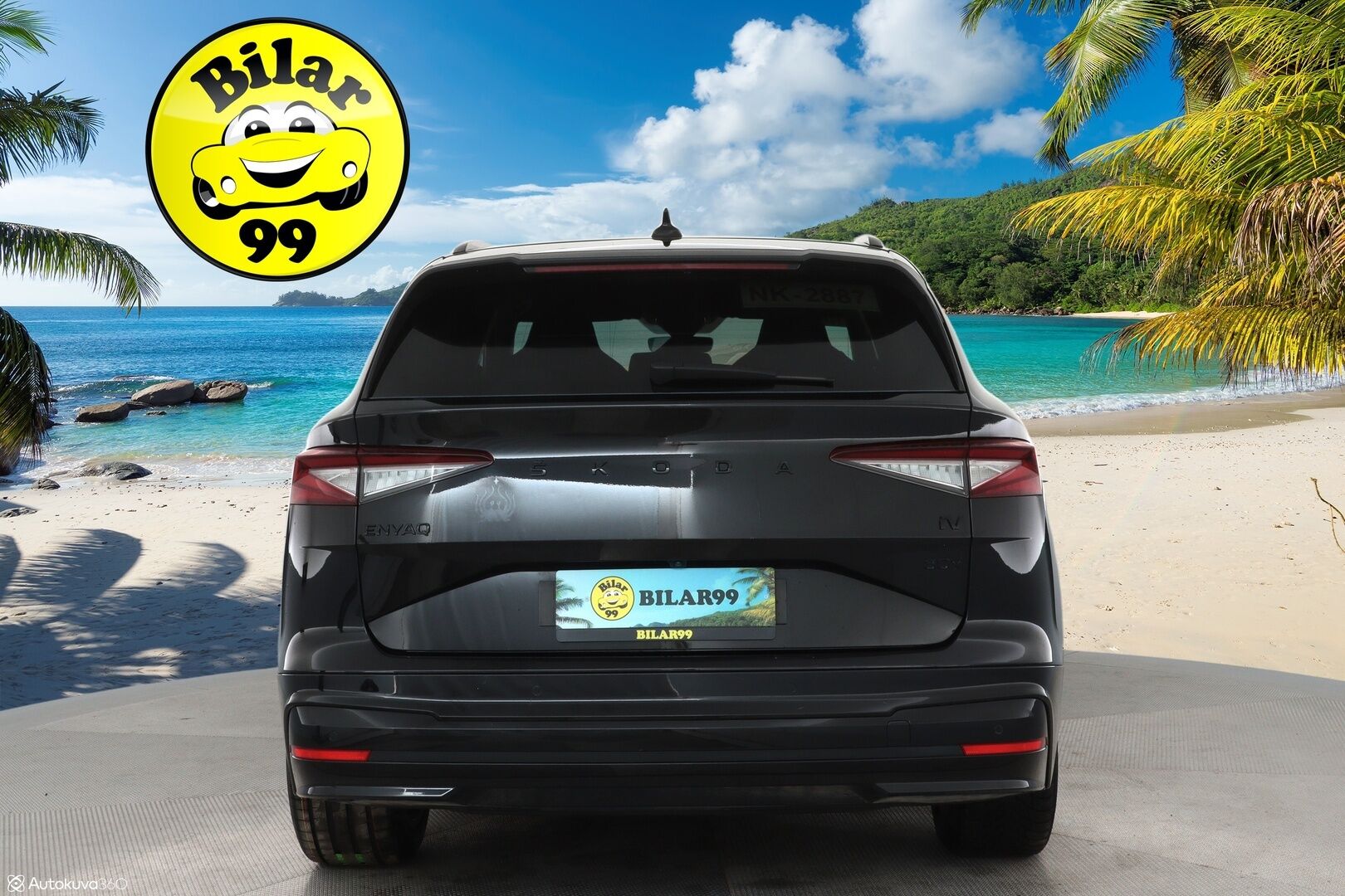 SKODA ENYAQ 2022 IV80X Sportline *HUD / Lämpöpumppu / Muistipenkki / 360° kamera / ACC / Matrix-LED / Navi / Kaistavahti* - Sportline / Kahdet Skodan vanteet / Skodalla huollettu