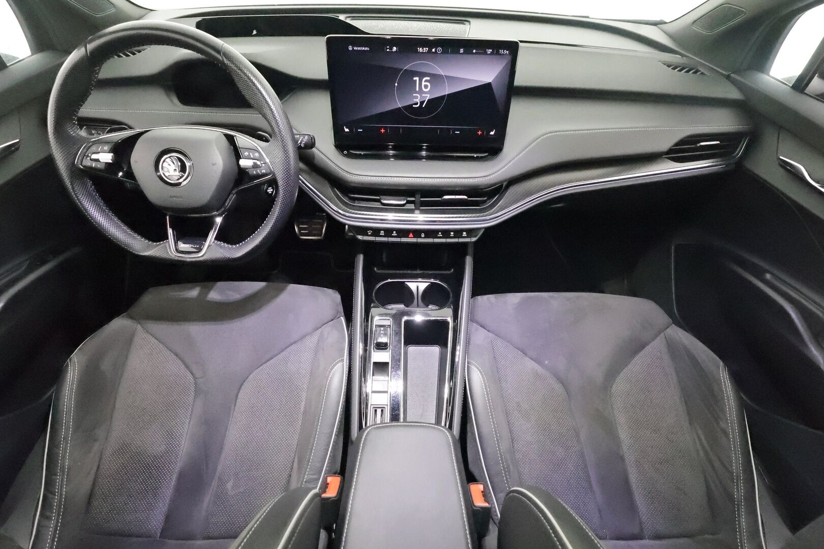 SKODA ENYAQ 2022 IV80X Sportline *HUD / Lämpöpumppu / Muistipenkki / 360° kamera / ACC / Matrix-LED / Navi / Kaistavahti* - Sportline / Kahdet Skodan vanteet / Skodalla huollettu