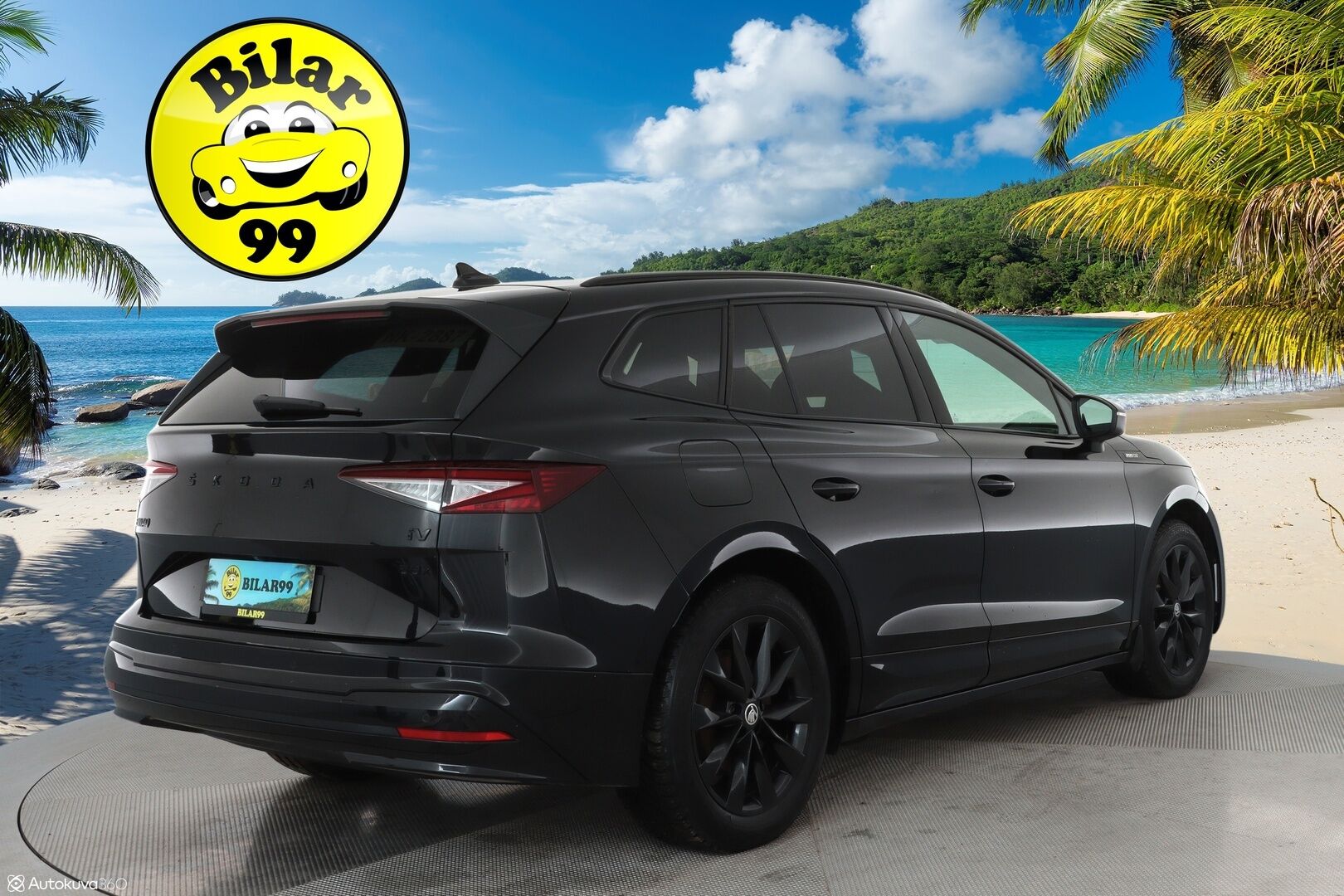 SKODA ENYAQ 2022 IV80X Sportline *HUD / Lämpöpumppu / Muistipenkki / 360° kamera / ACC / Matrix-LED / Navi / Kaistavahti* - Sportline / Kahdet Skodan vanteet / Skodalla huollettu