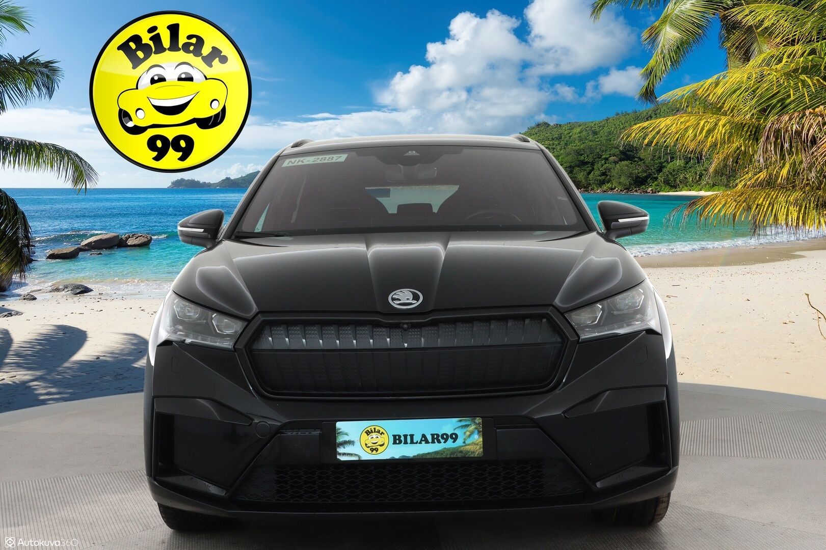 SKODA ENYAQ 2022 IV80X Sportline *HUD / Lämpöpumppu / Muistipenkki / 360° kamera / ACC / Matrix-LED / Navi / Kaistavahti* - Sportline / Kahdet Skodan vanteet / Skodalla huollettu