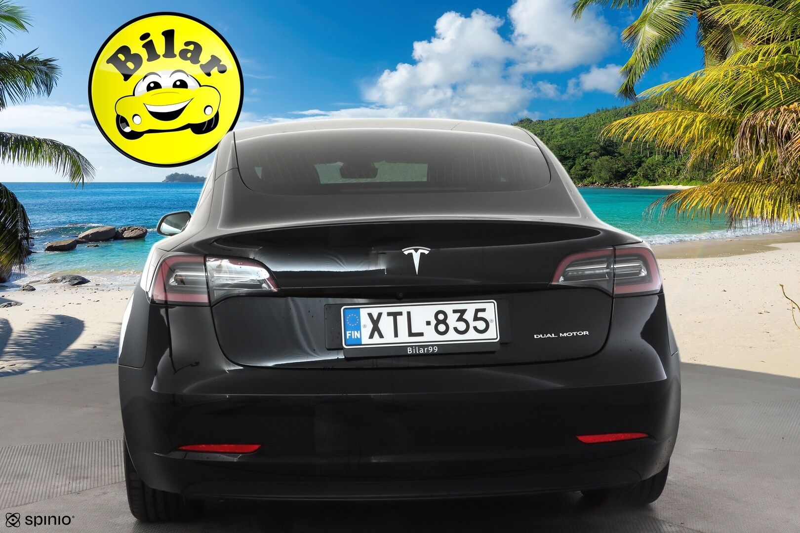 Tesla Model 3 2020 Long-Range Dual Motor AWD - | Lasikatto | ACC | P.Kamera | LED | Muistipenkki | Premium Audio | Kaistavahti | Navi | Keyless | 2x Latauskaapelit |