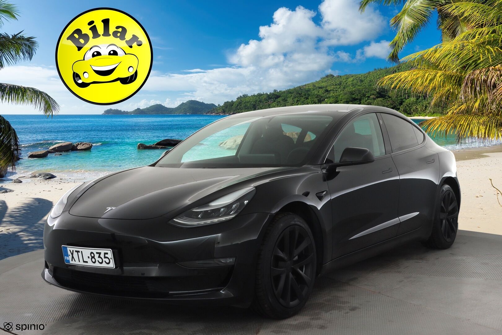 Tesla Model 3 2020 Long-Range Dual Motor AWD - | Lasikatto | ACC | P.Kamera | LED | Muistipenkki | Premium Audio | Kaistavahti | Navi | Keyless | 2x Latauskaapelit |