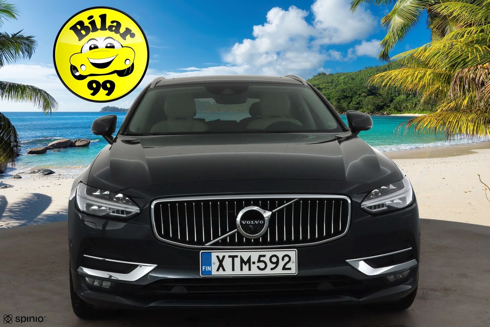 Volvo V90 2017 T6 AWD Business Inscription aut * Webasto / ACC / B&W / 360 / Full-LED / Muistipenkki / Navi / Kaistavahti * - Panorama / HUD / Suomi-auto / Kahdet renkaat aluvanteilla