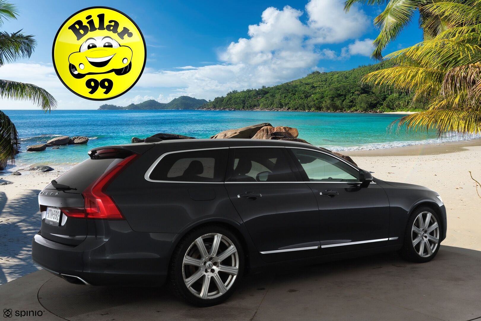 Volvo V90 2017 T6 AWD Business Inscription aut * Webasto / ACC / B&W / 360 / Full-LED / Muistipenkki / Navi / Kaistavahti * - Panorama / HUD / Suomi-auto / Kahdet renkaat aluvanteilla